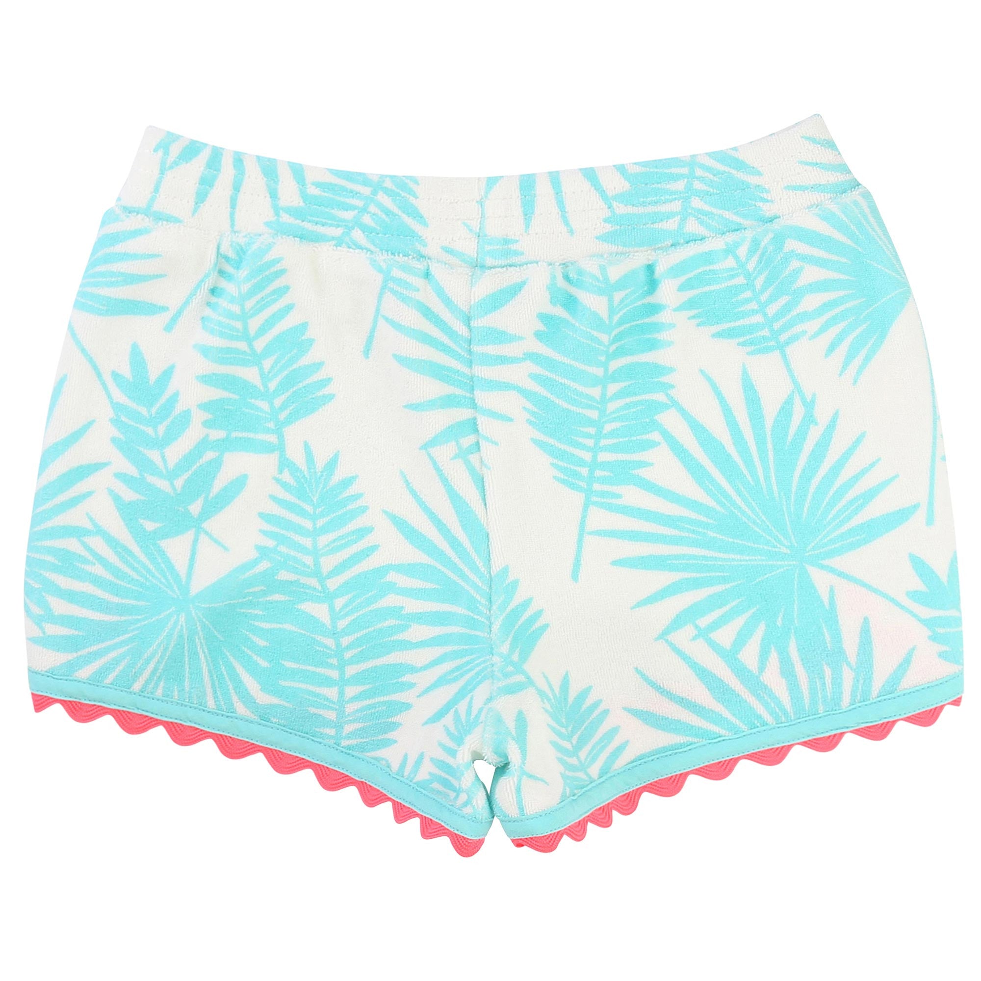 Girls Blue Sky Cotton Shorts