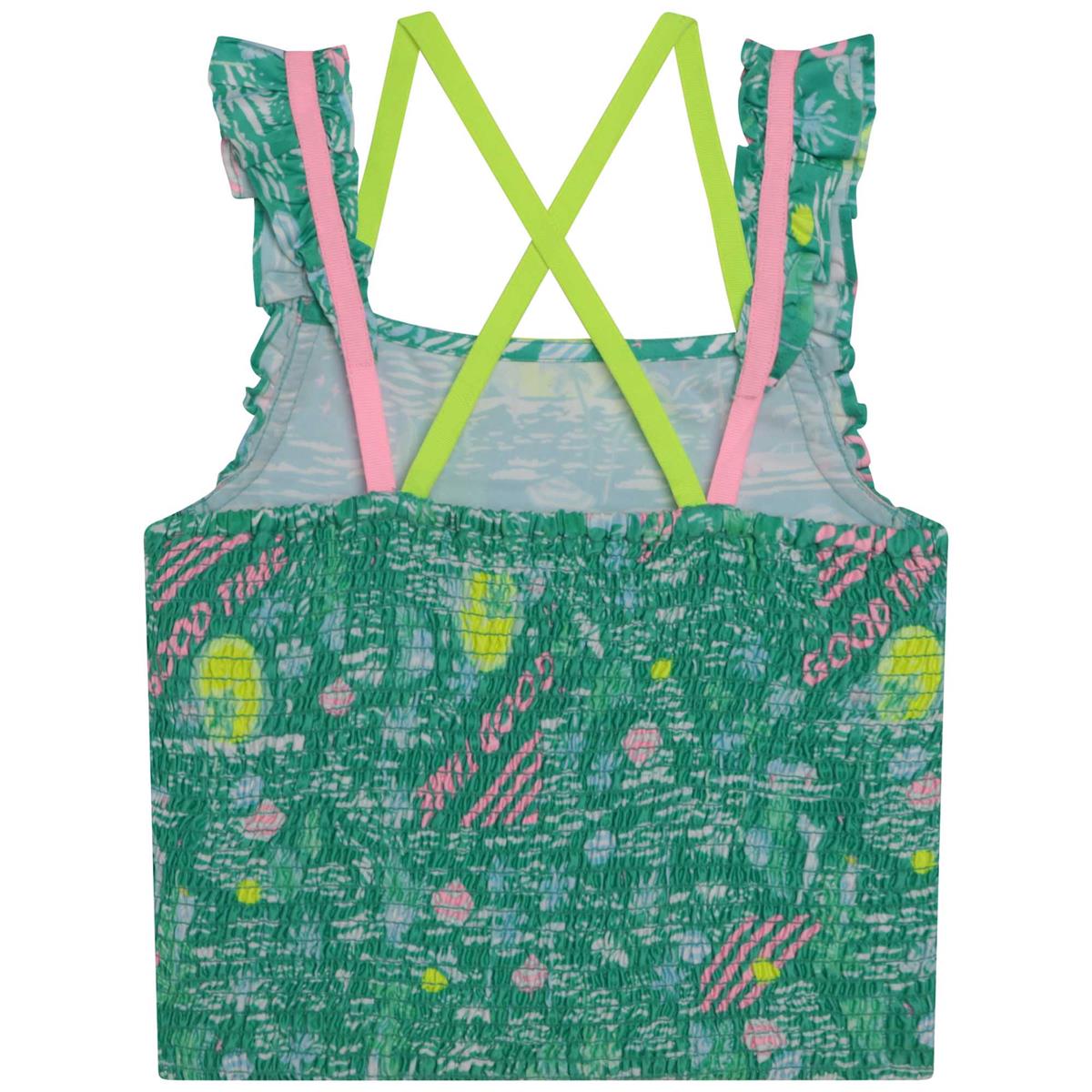 Girls Green Top