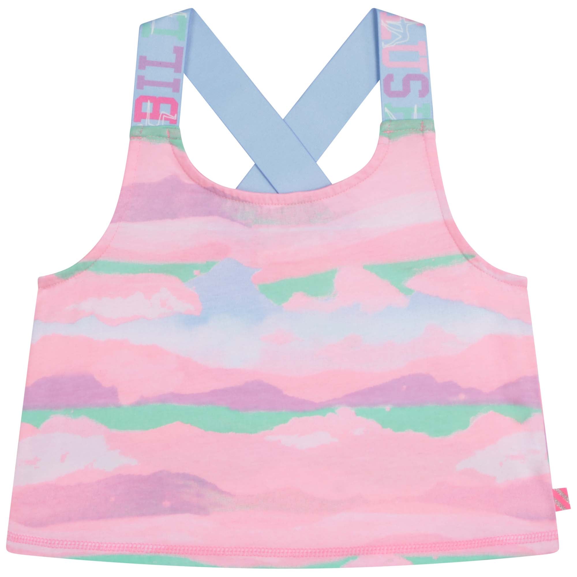 Girls Multicolor Logo Vest