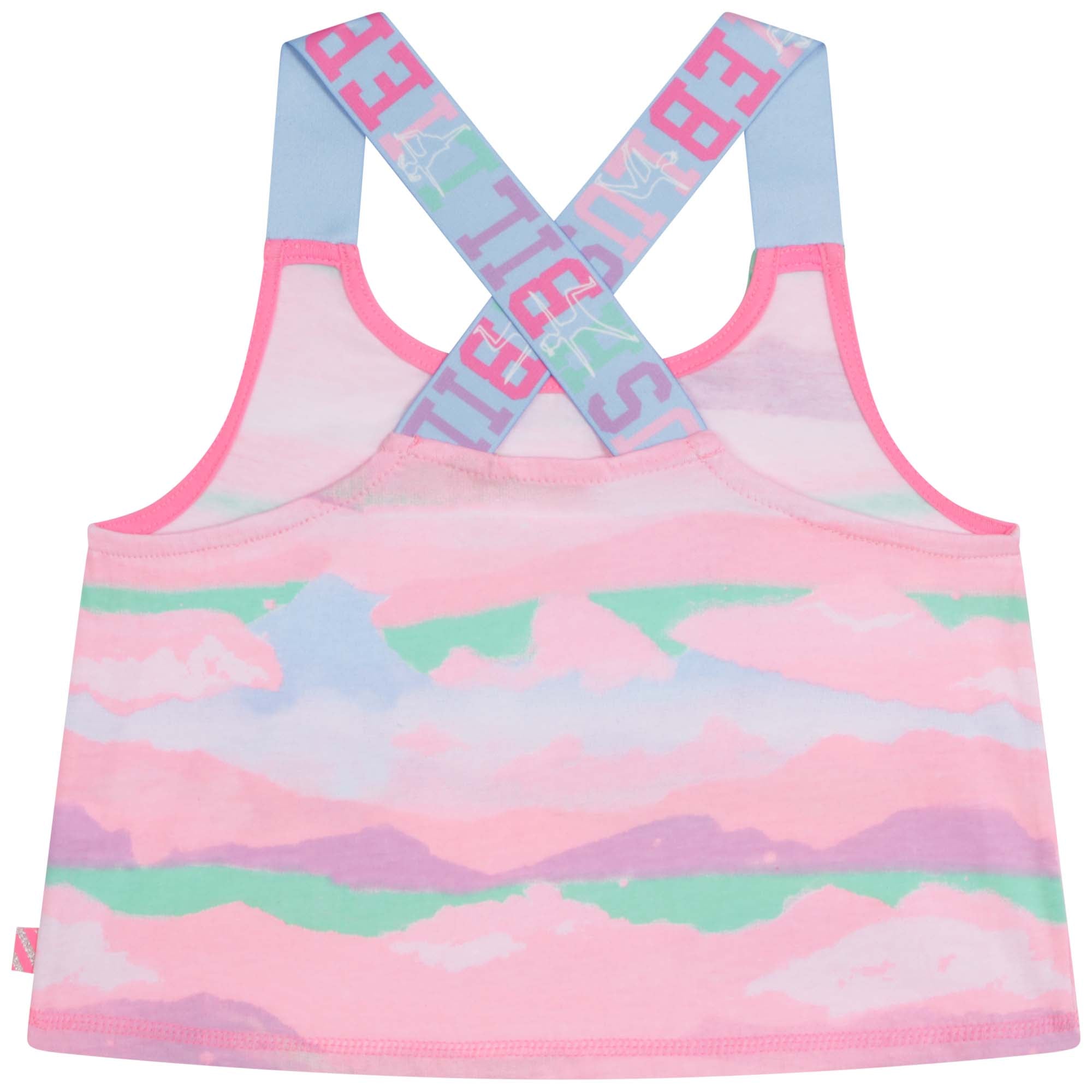 Girls Multicolor Logo Vest