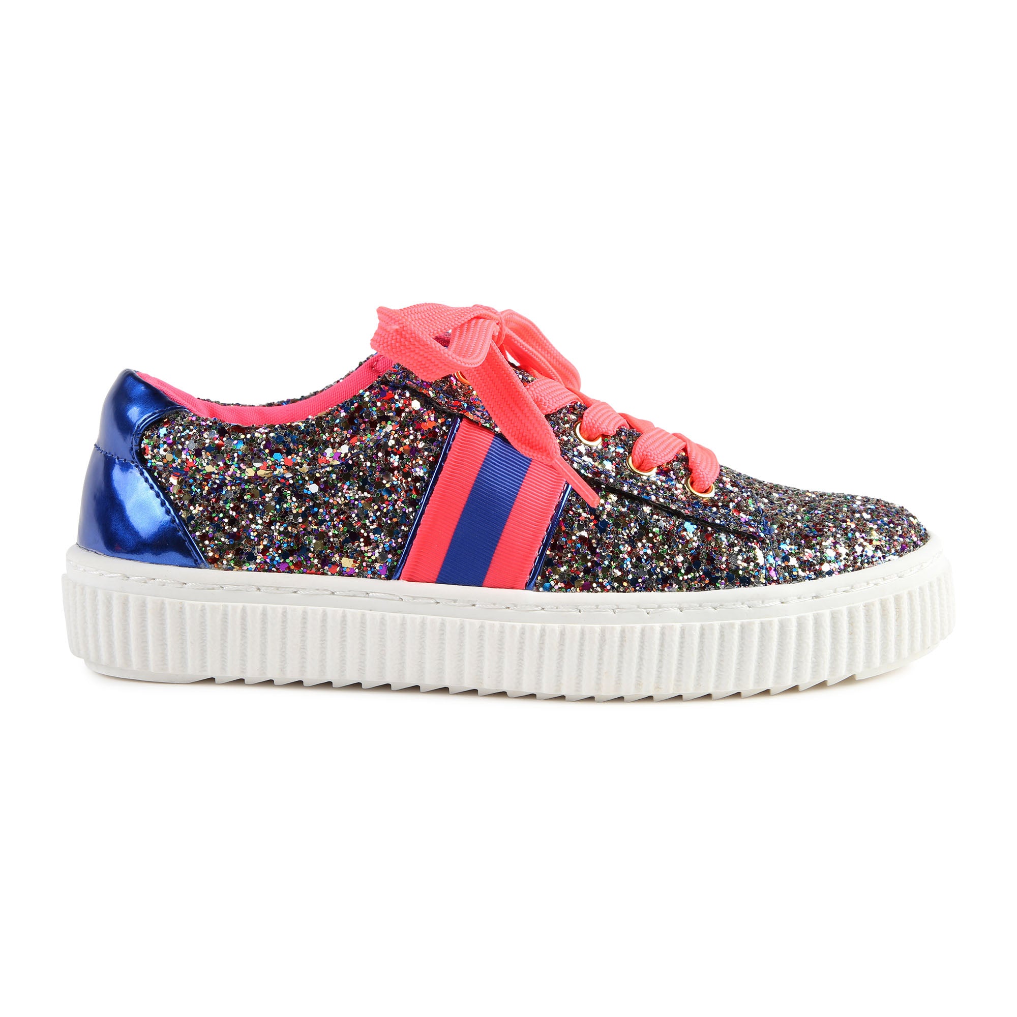 Girls Pink Glitter Shoes
