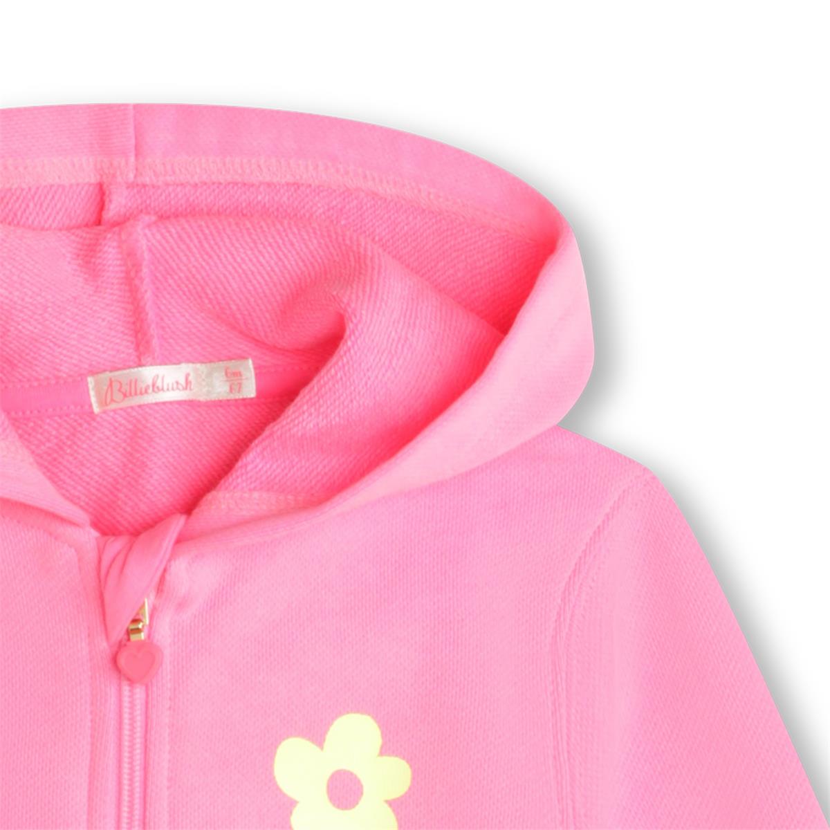 Baby Girls Pink Zip-Up Top