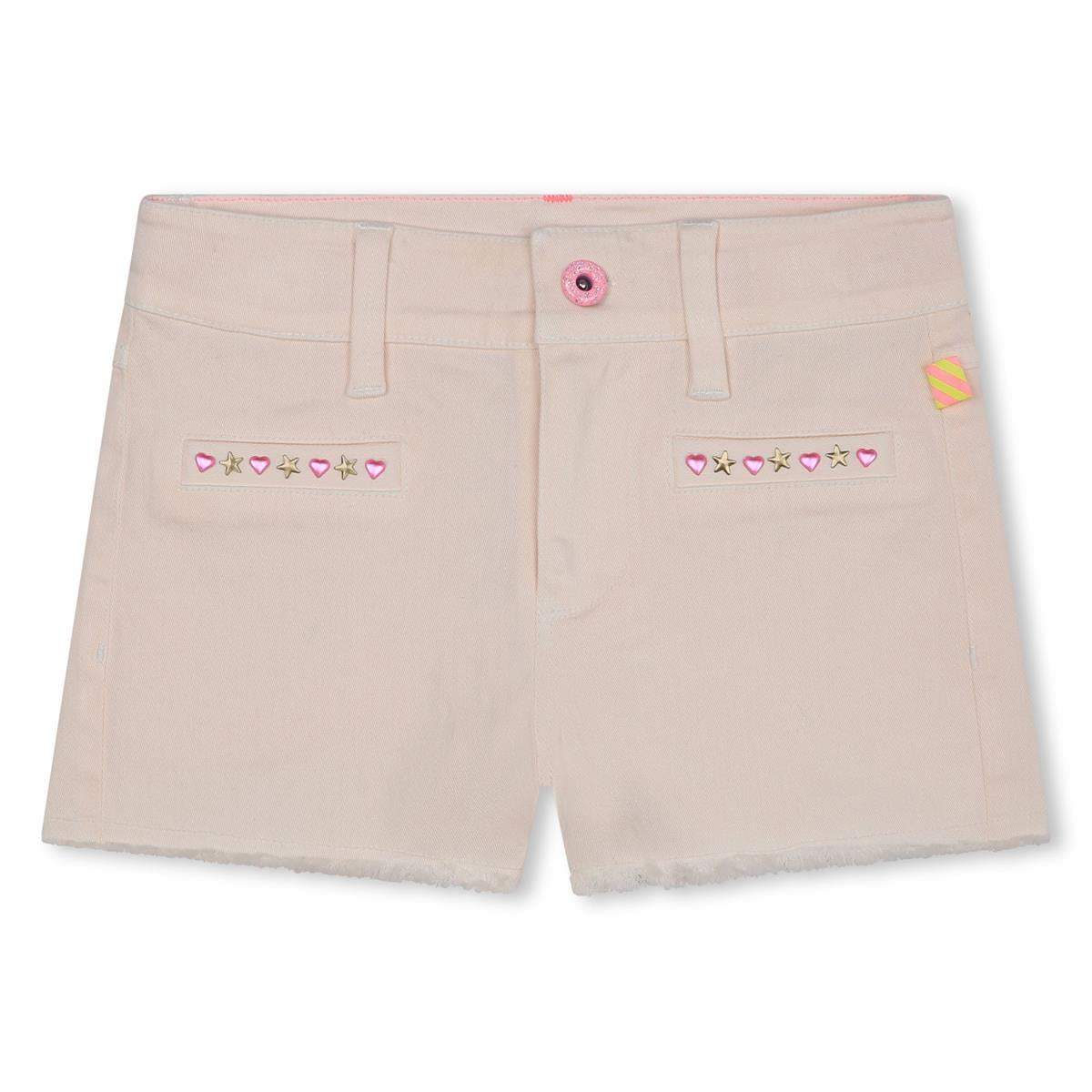 Baby Girls Light Pink Shorts