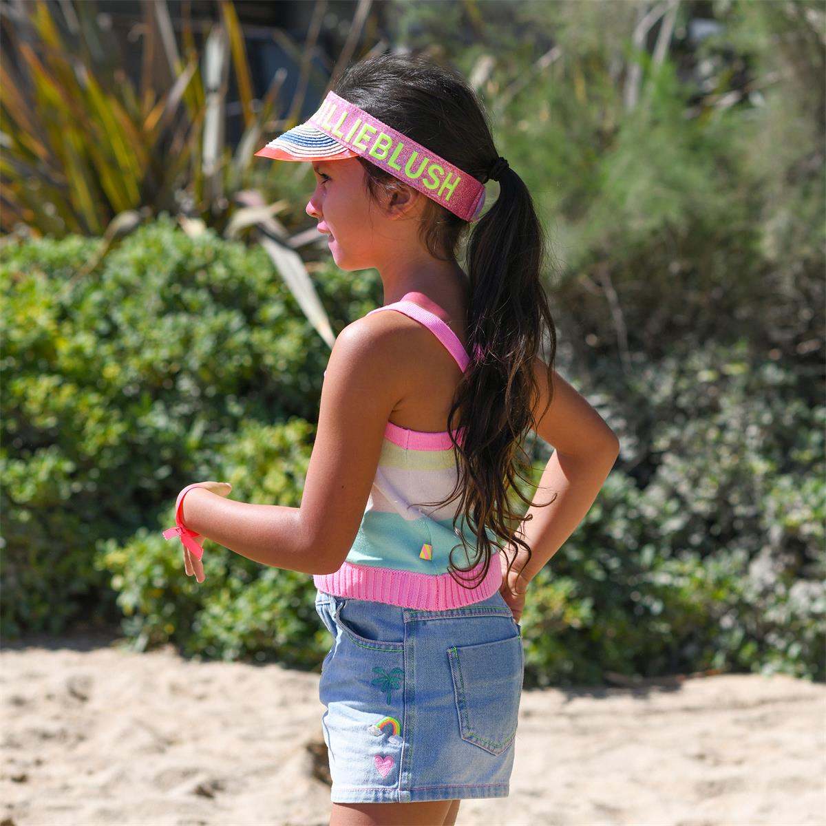 Girls Blue Denim Shorts