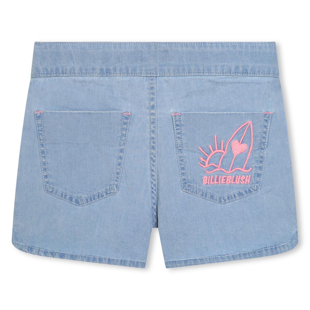 Girls Blue Denim Shorts