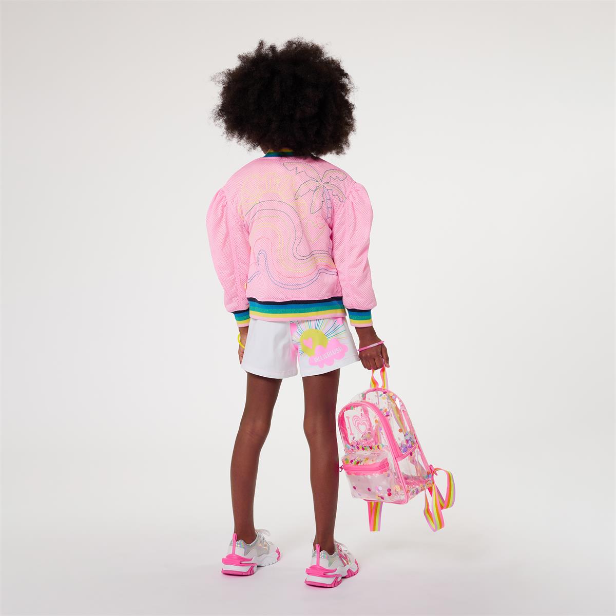 Girls Pink Zip-Up Jacket