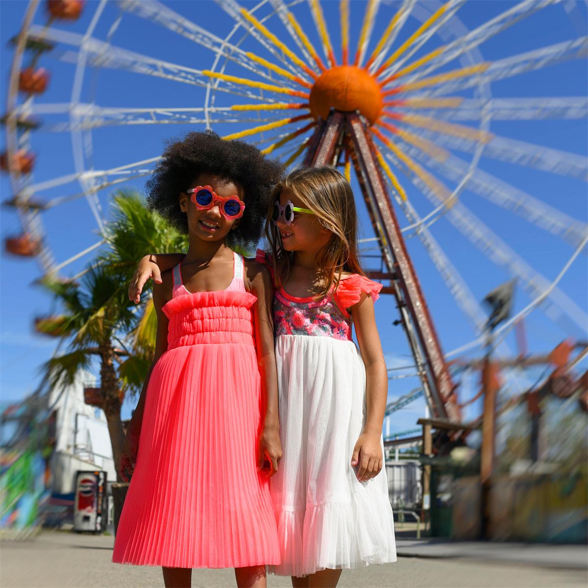 Girls White Tulle Dress