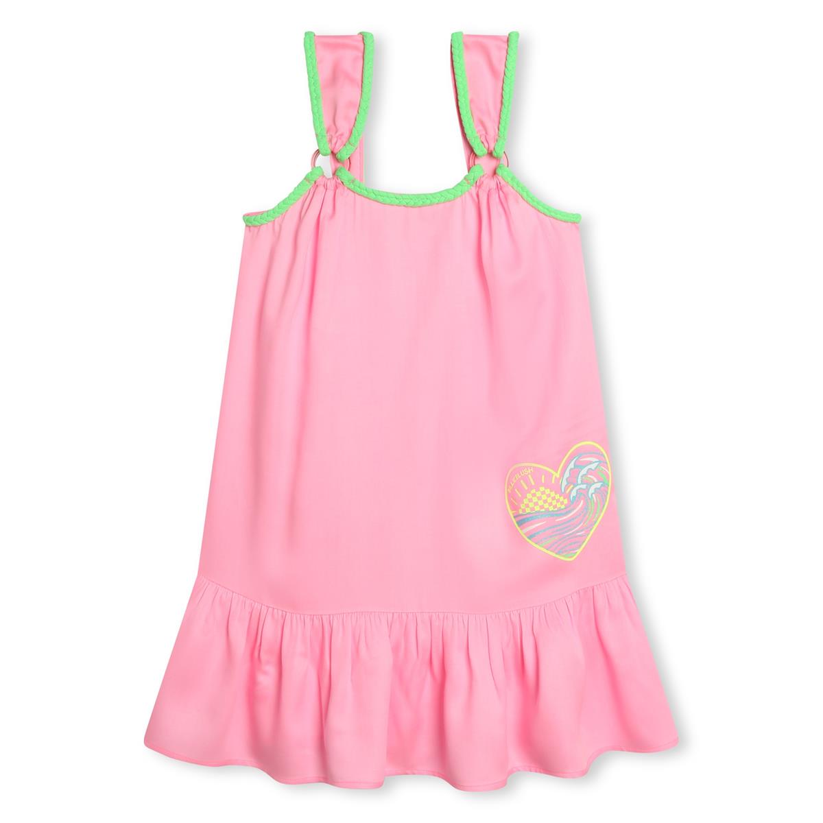 Girls Pink Strap Dress