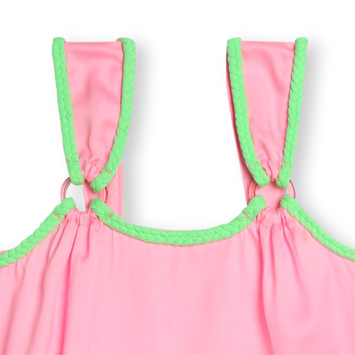 Girls Pink Strap Dress