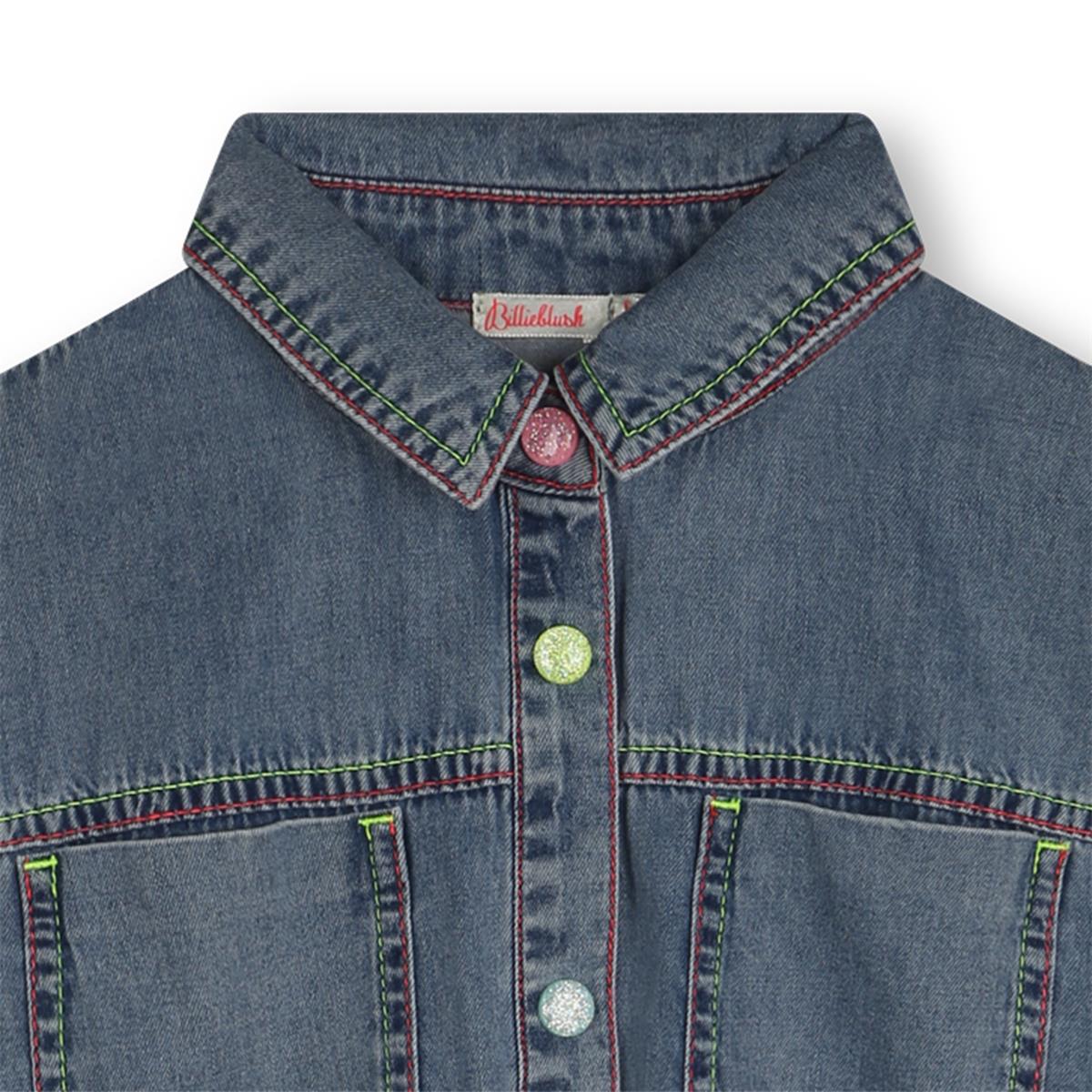 Girls Blue Denim Dress