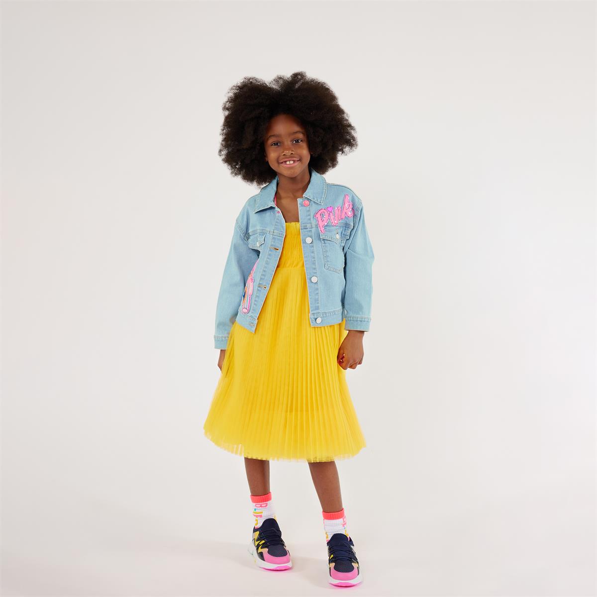 Girls Yellow Tulle Dress