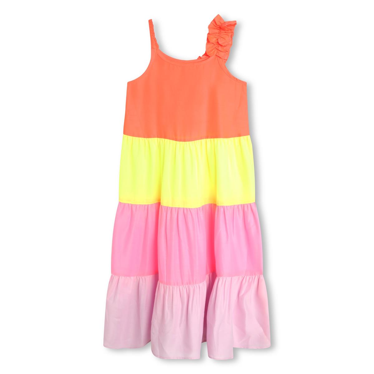 Girls Multicolor Strap Dress