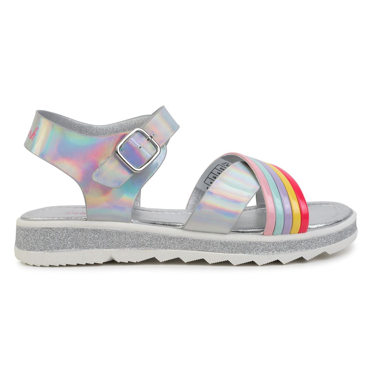 Girls Silver Sandals