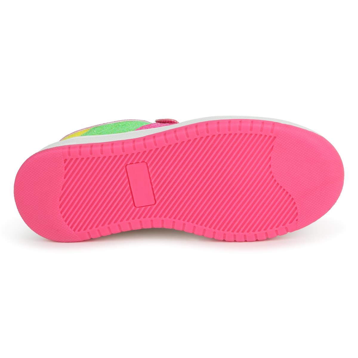 Girls Pink Glitter Shoes