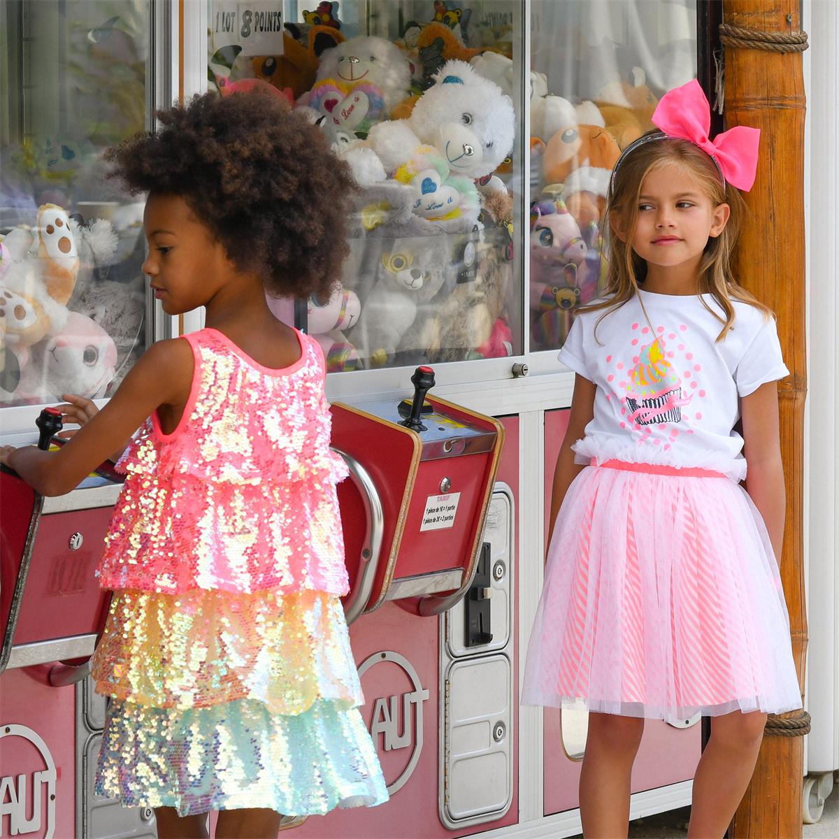 Girls White Cotton T-Shirt