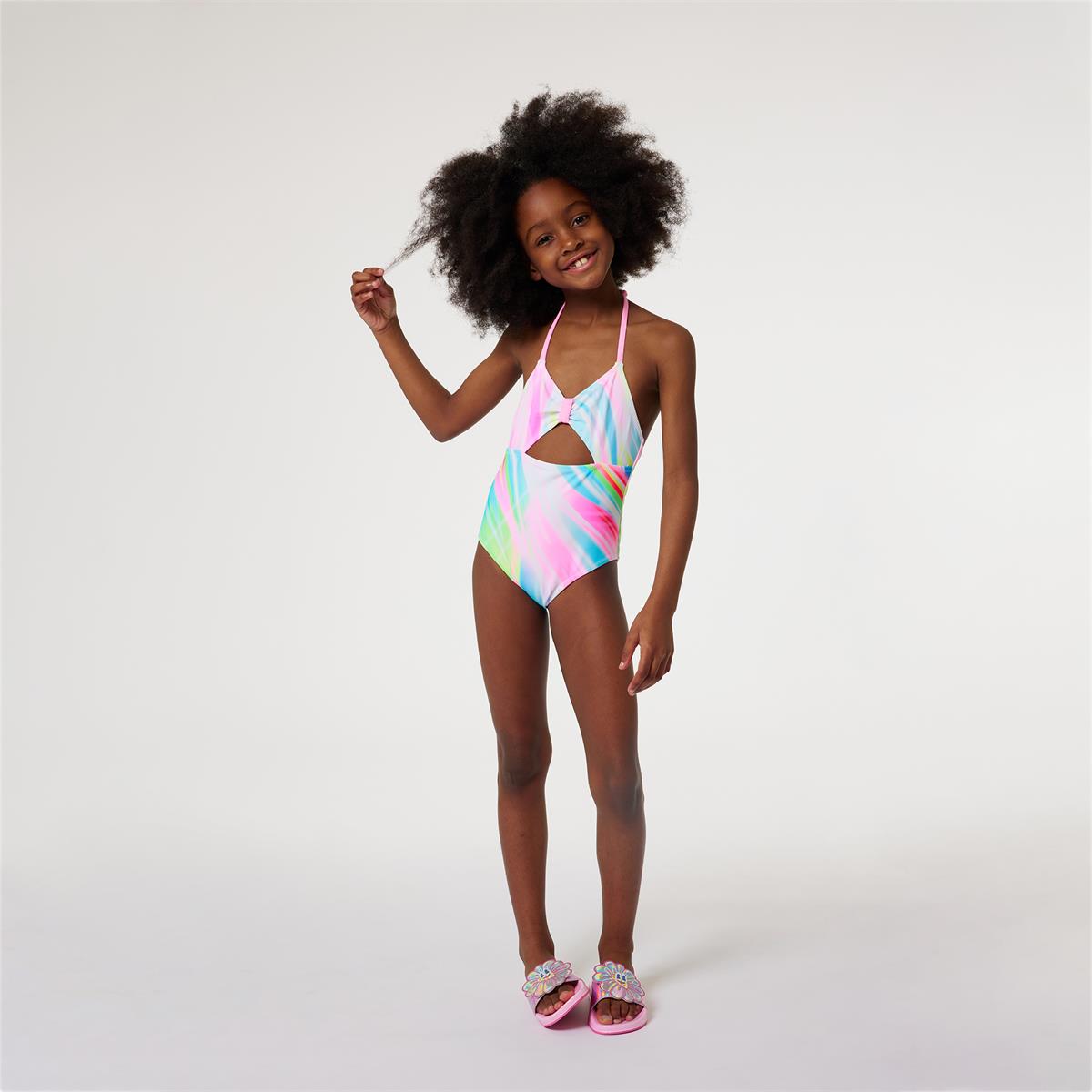 Girls Multicolor Swimsuit