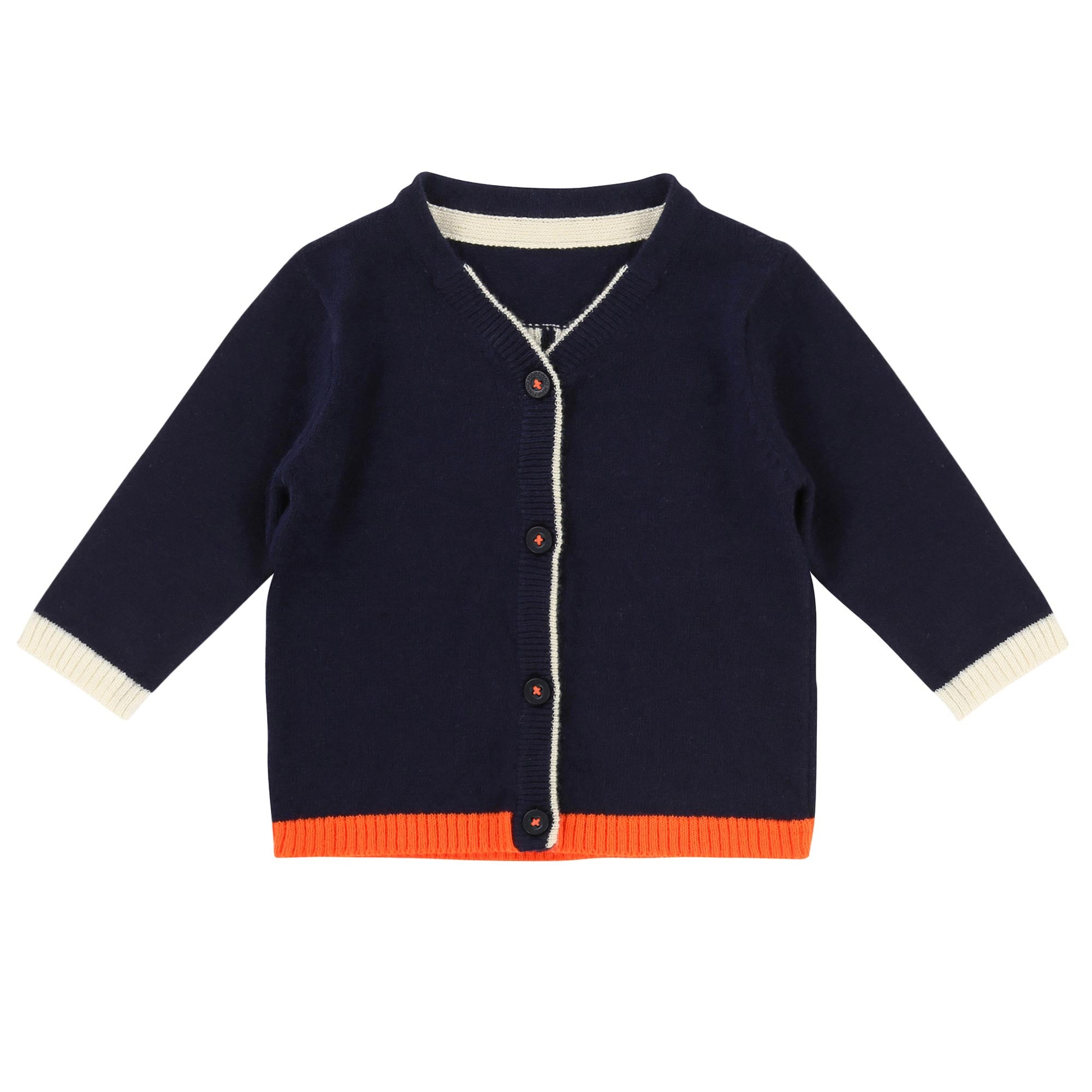 Baby Boys Navy Blue Cardigan