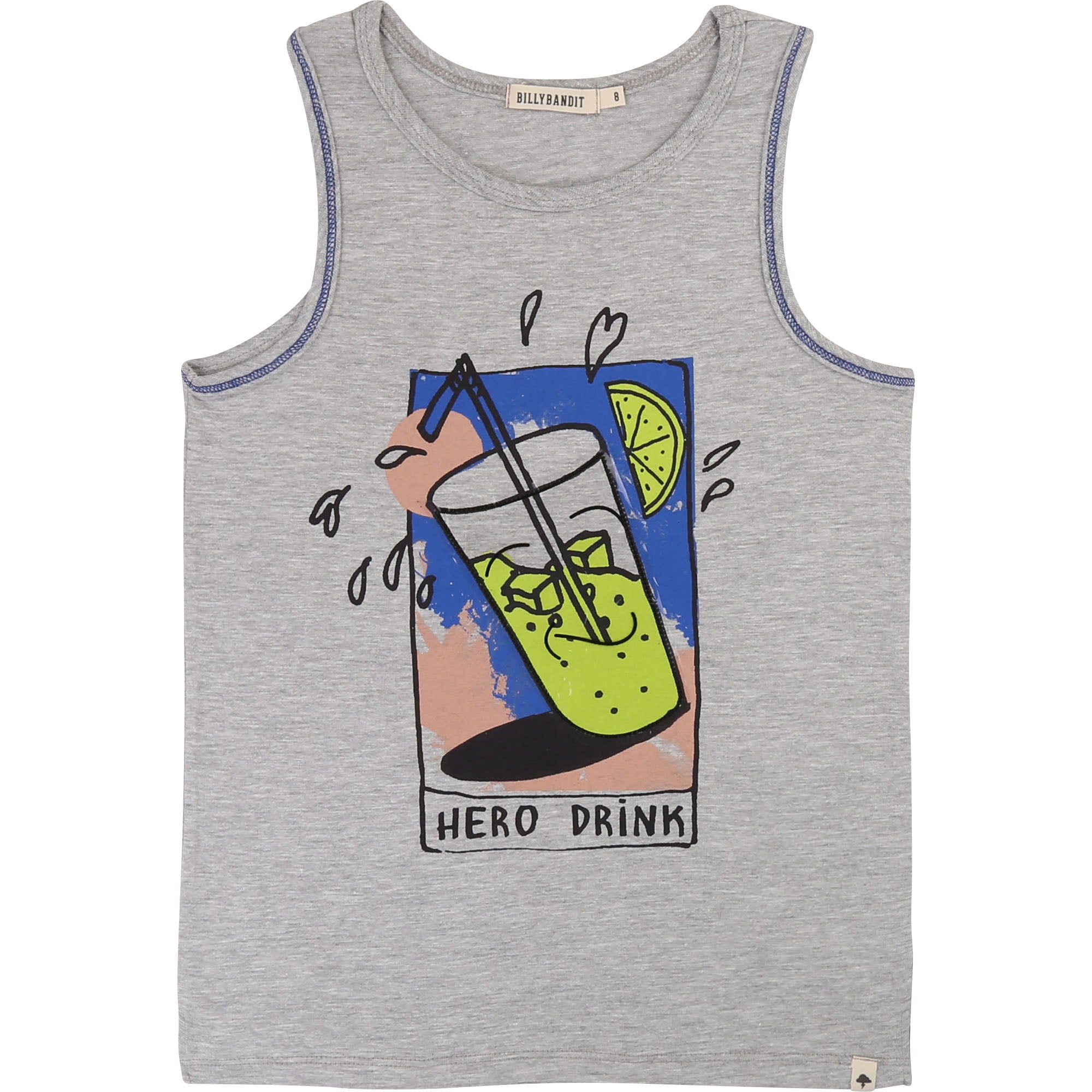 Boys Grey Cotton Vest