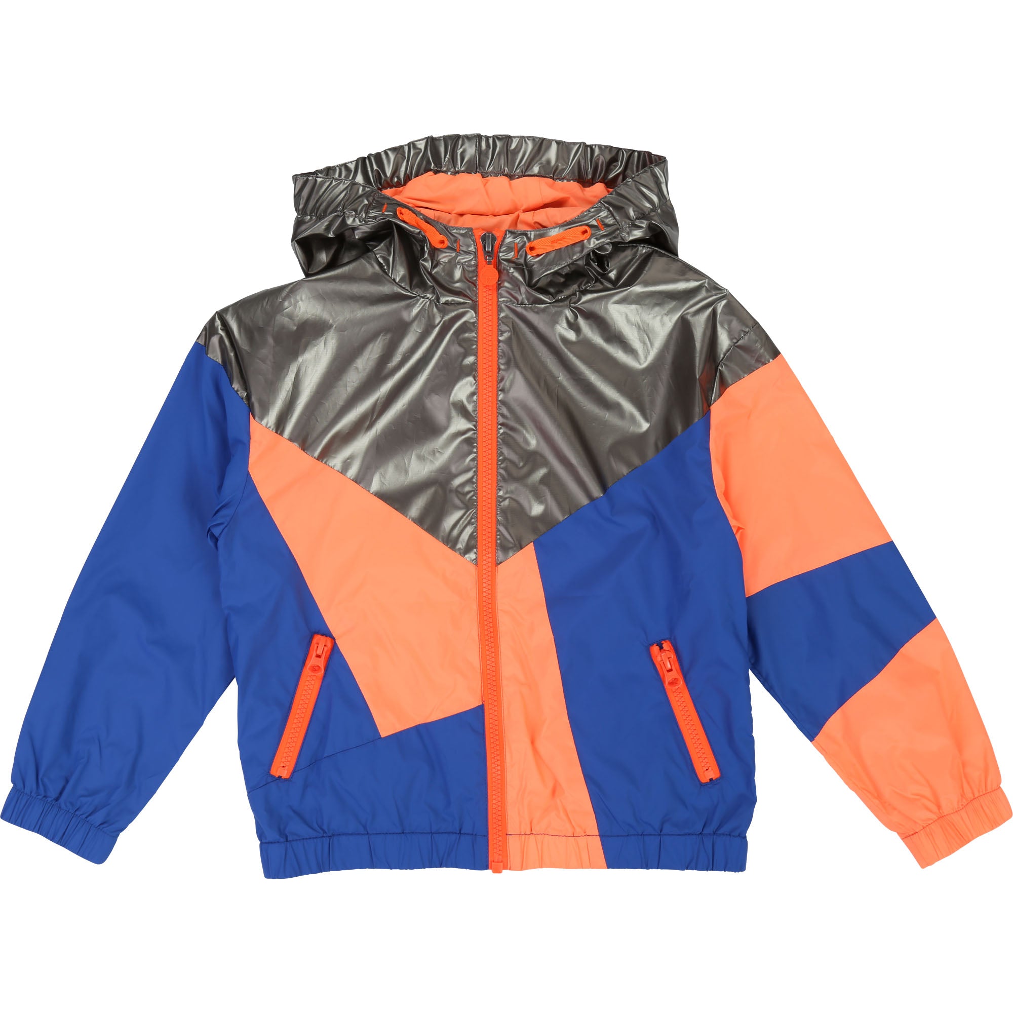 Boys Silver & Blue Coat