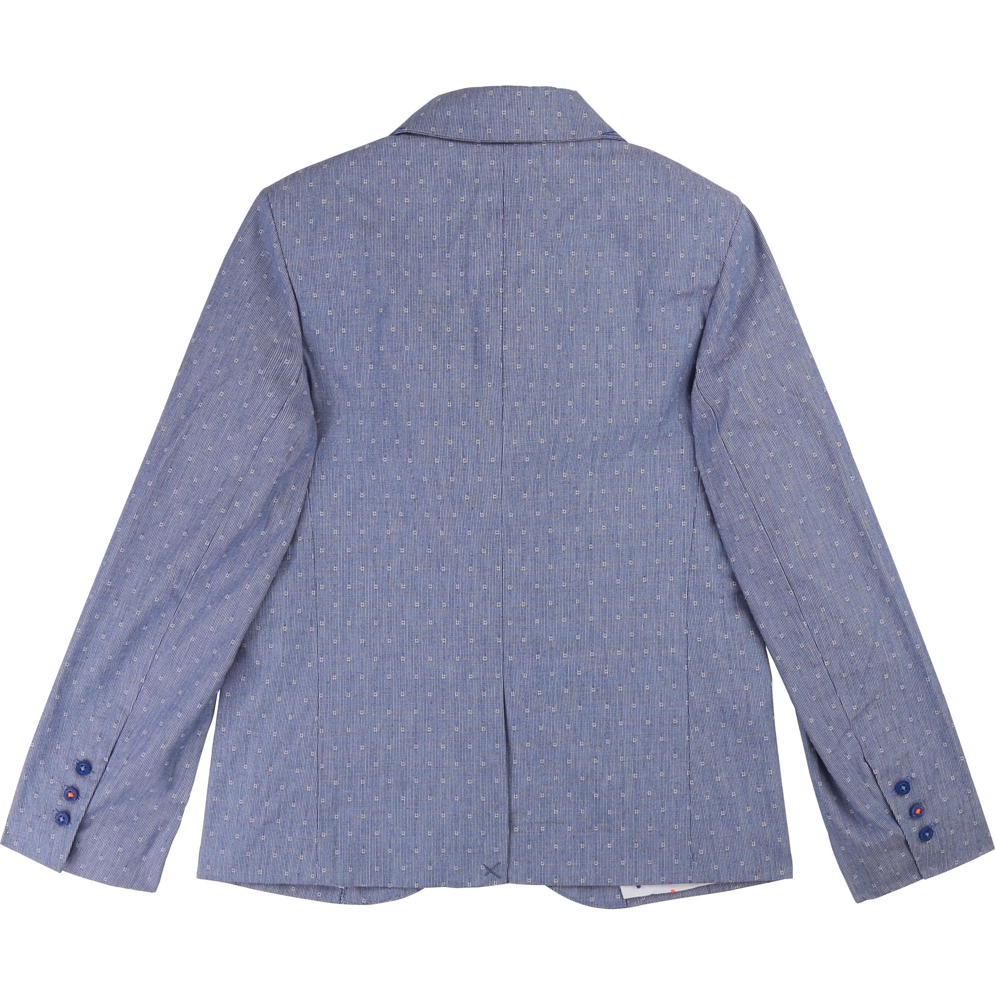 Boys Light Blue Cotton Coat