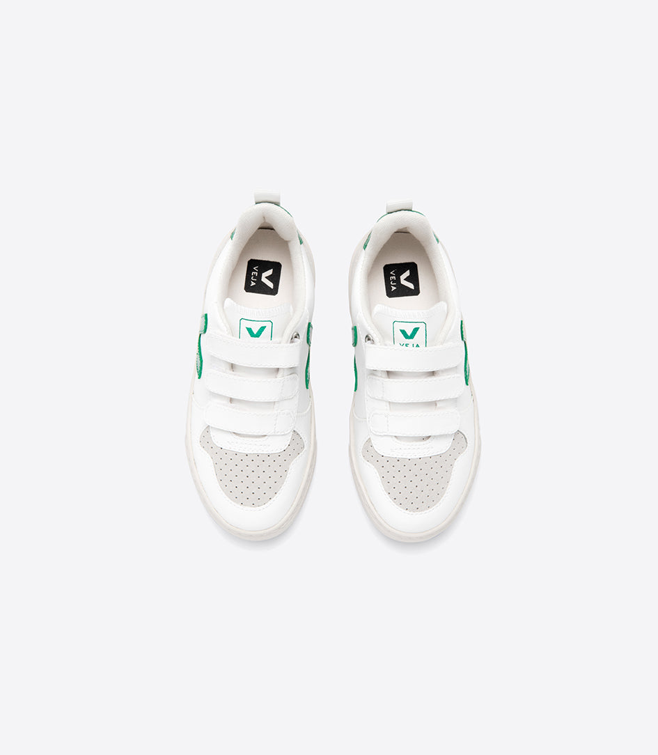 Baby Boys & Girls White "V-10" Velcro Shoes
