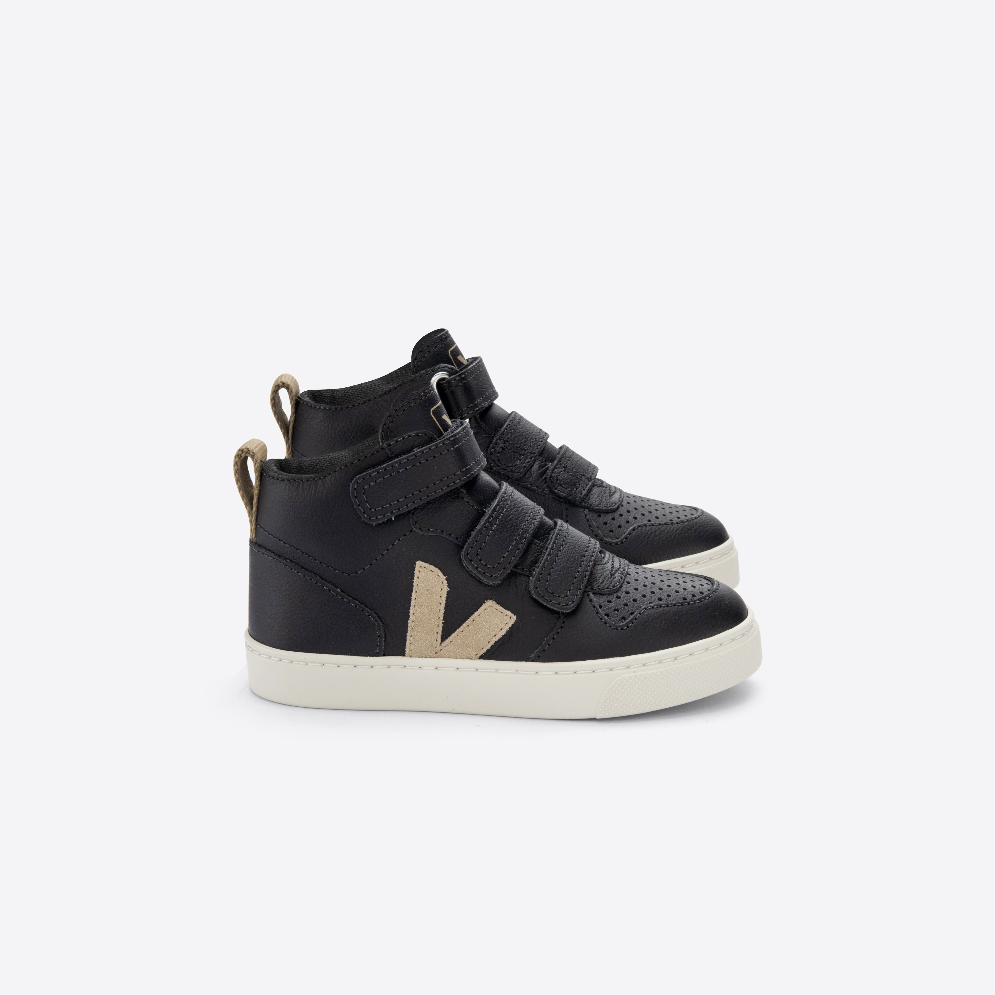 Boys & Girls Black "V-10 MID" Shoes