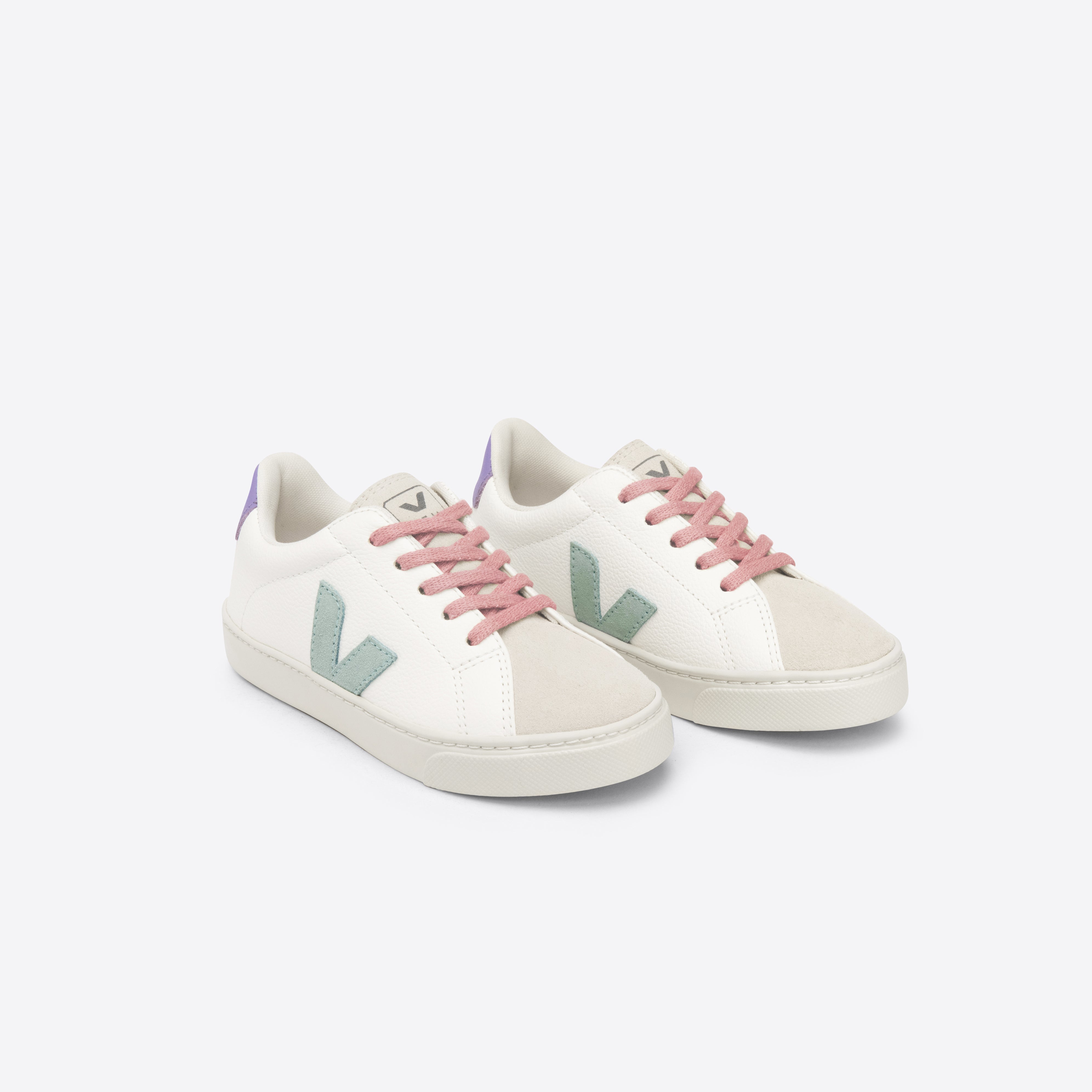 Boys & Girls White "ESPLAR LACES" Shoes