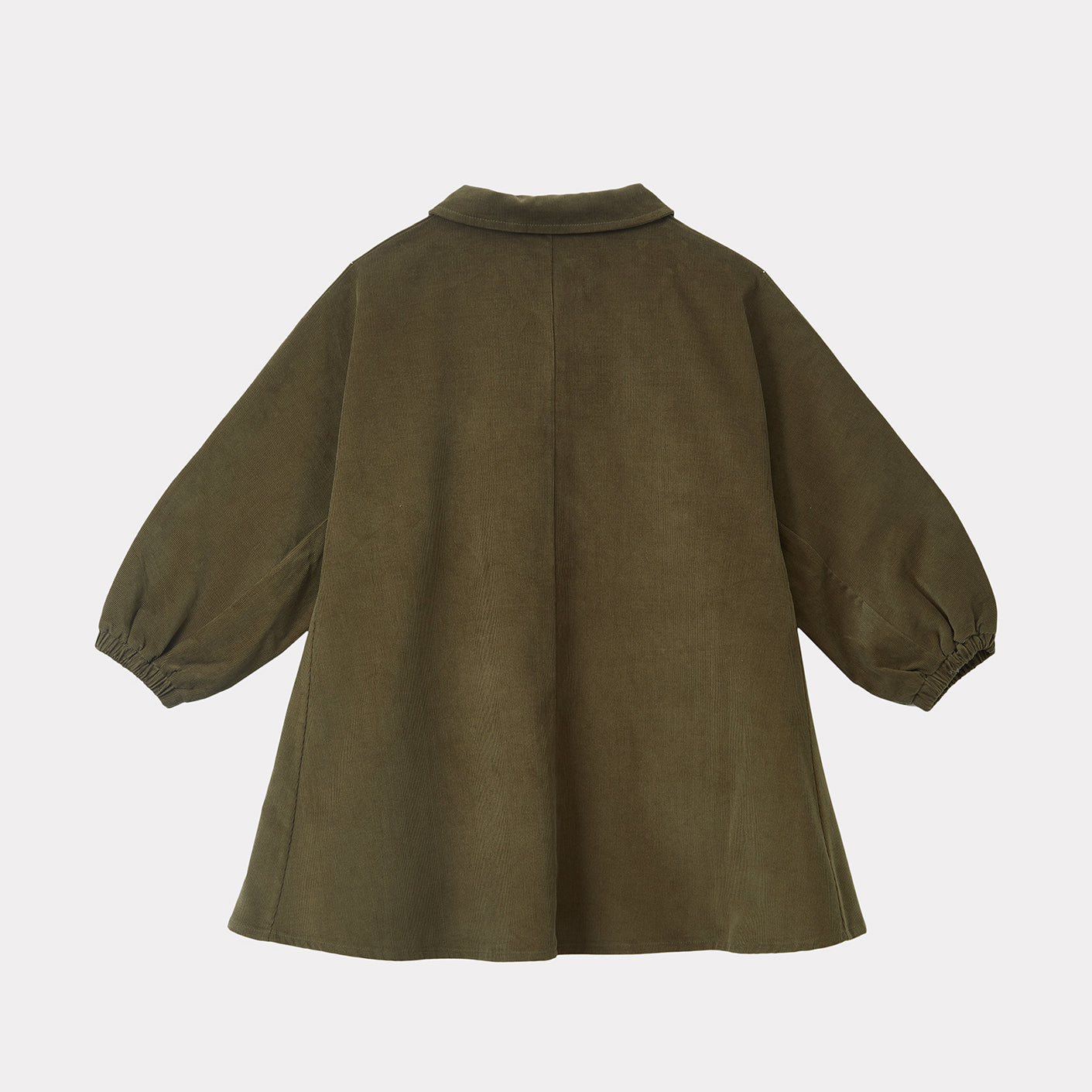 Girls Green Cotton Dress