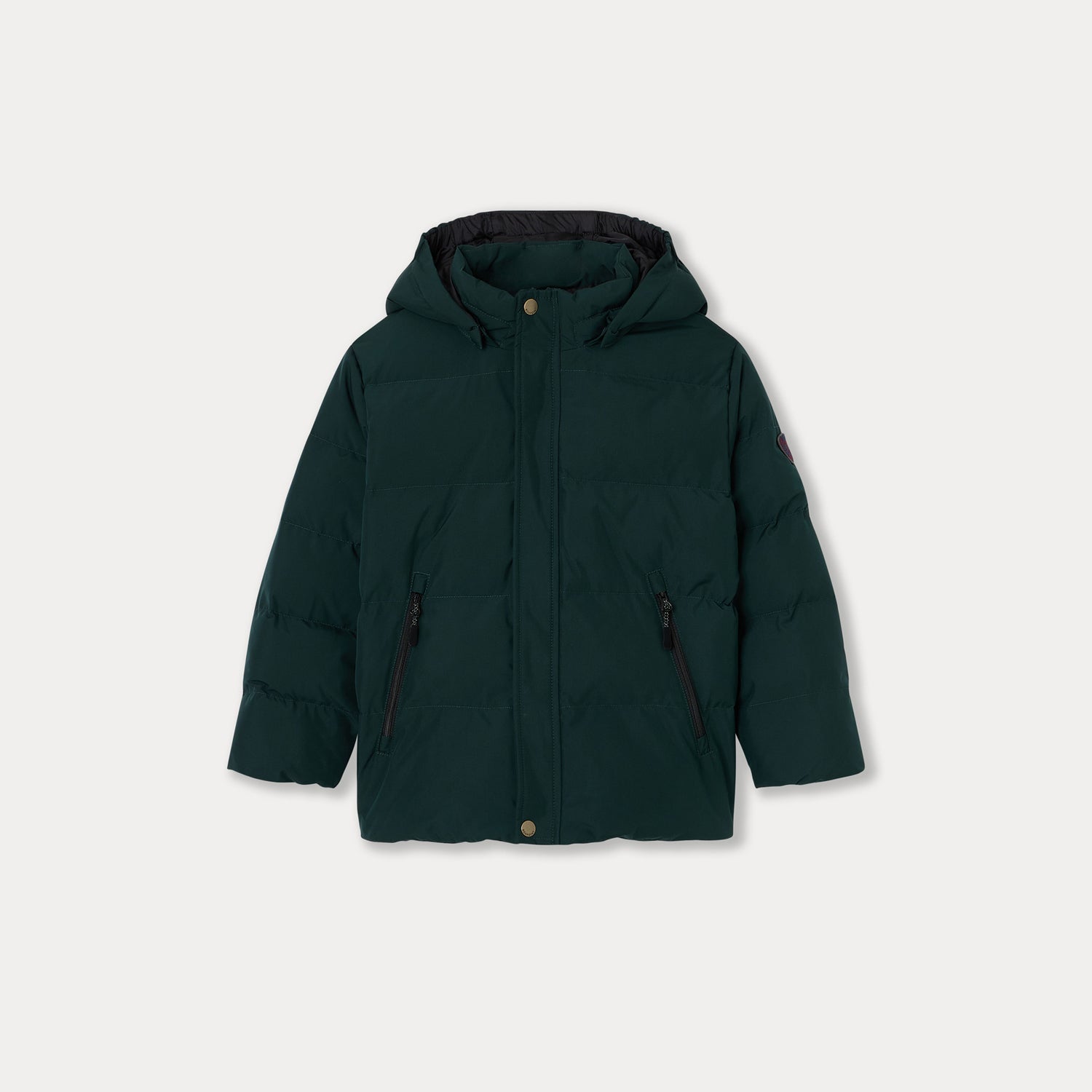 Boys Dark Green Padded Jacket
