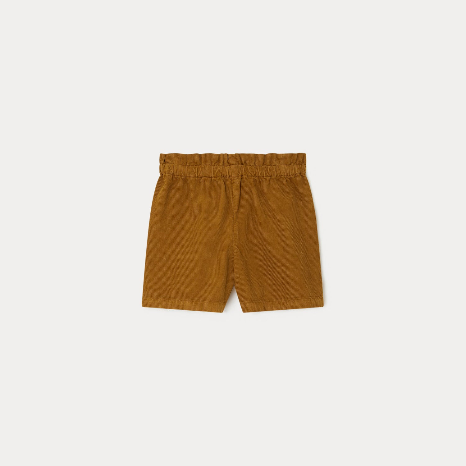 Girls Camel Cotton Shorts