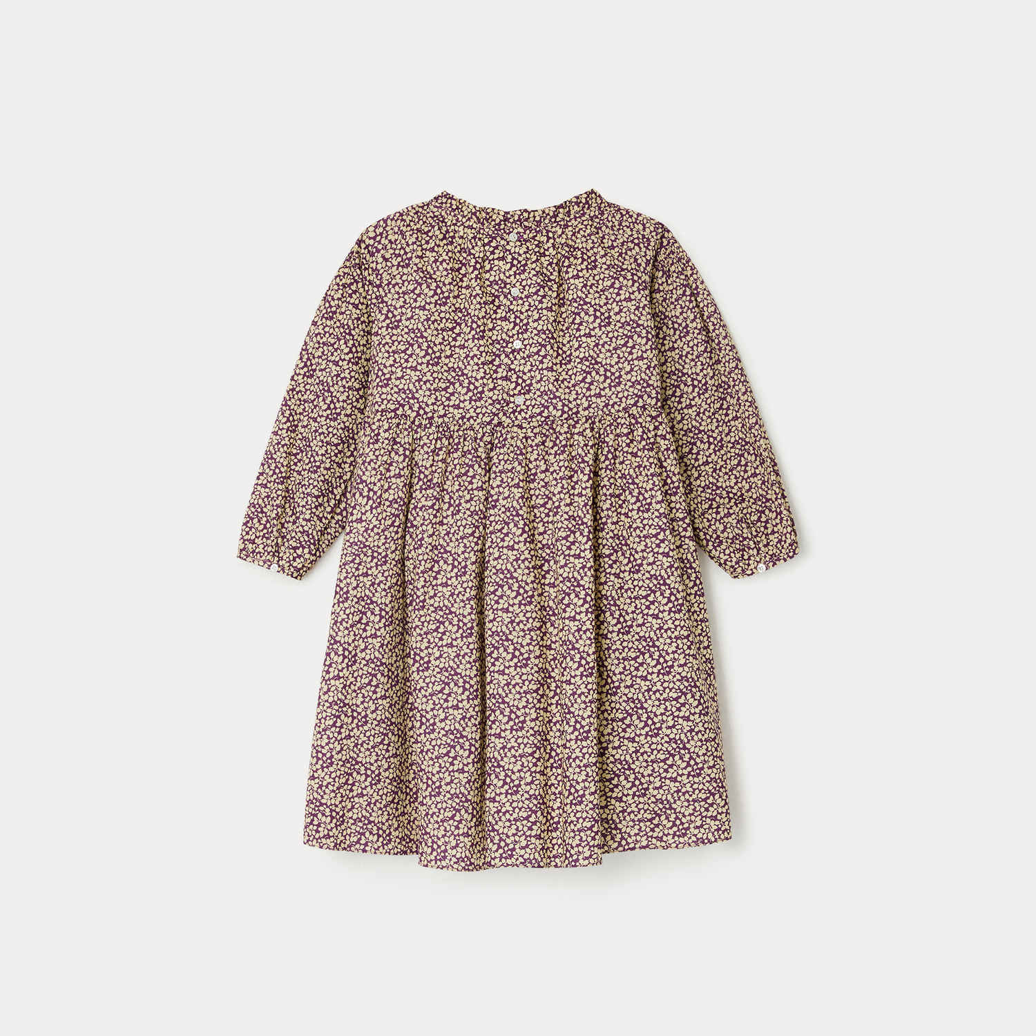 Girls Purple Floral Dress
