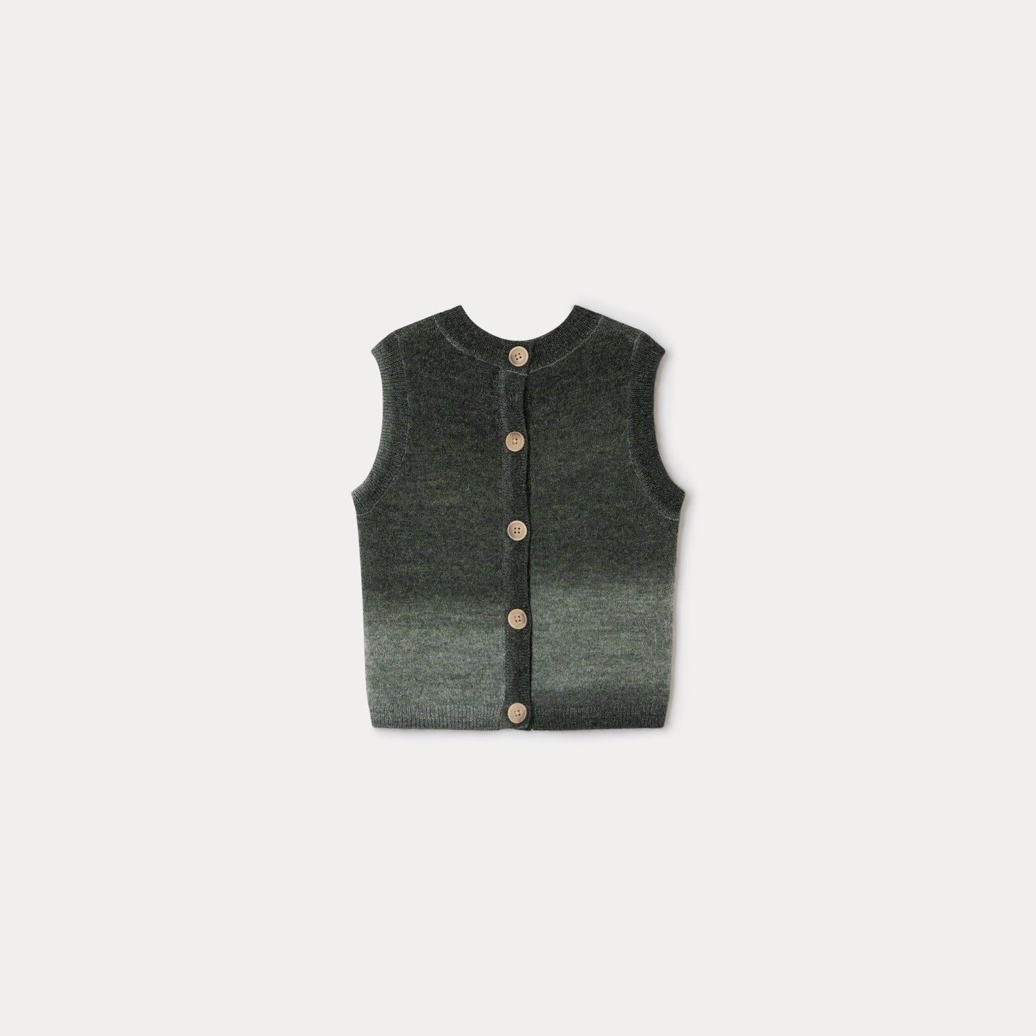 Girls Bronze Green Vest