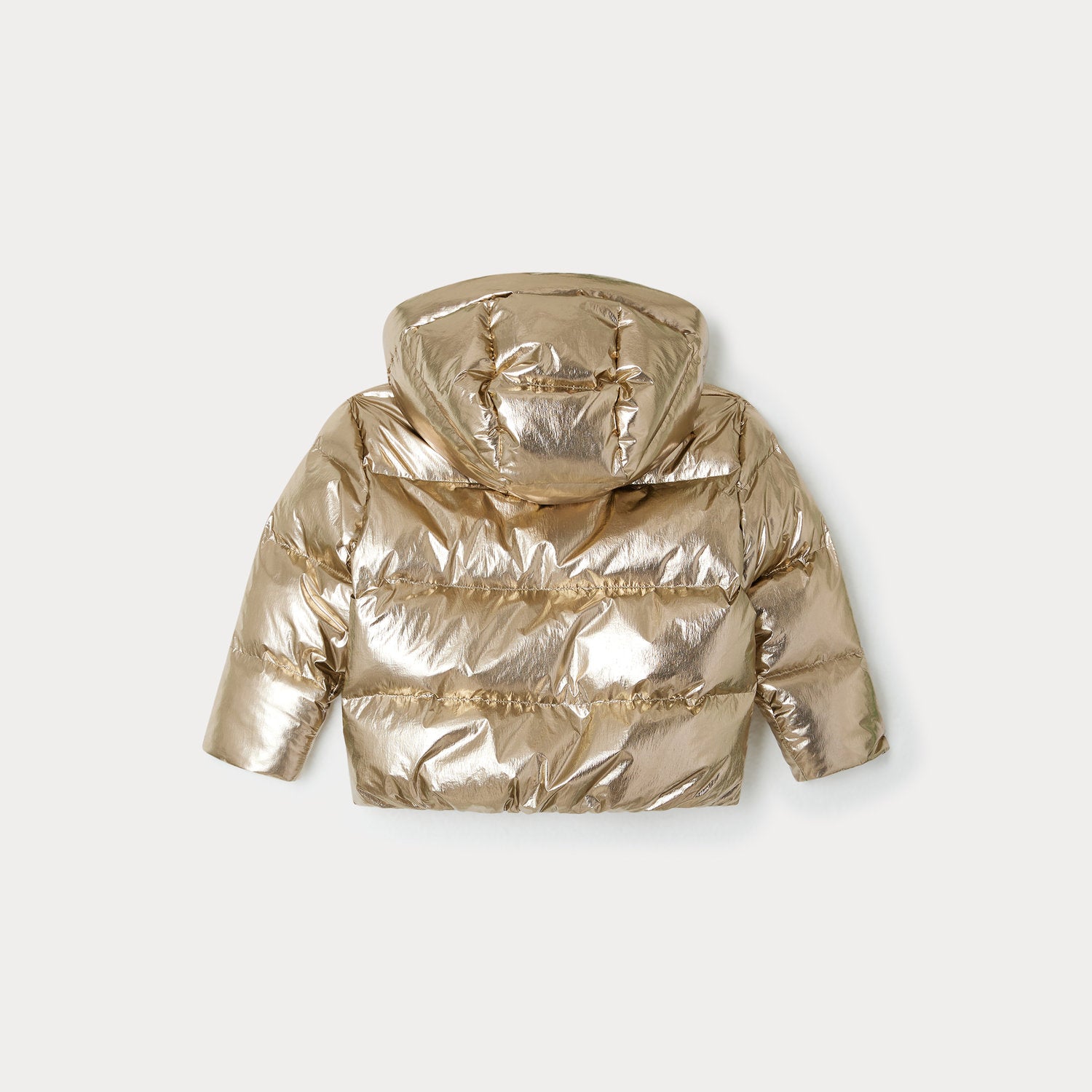 Girls Gold Padded Jacket