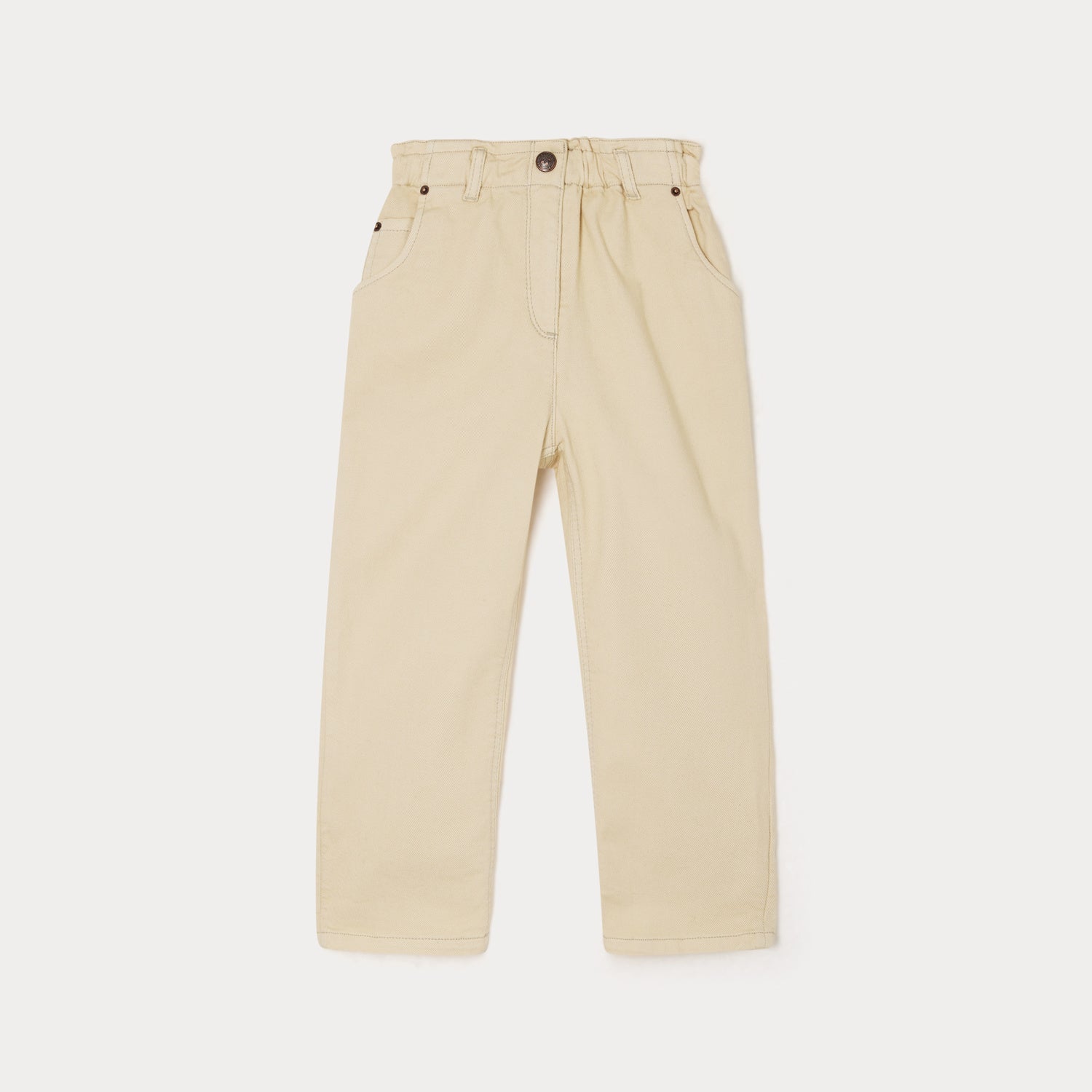 Girls Beige Trousers