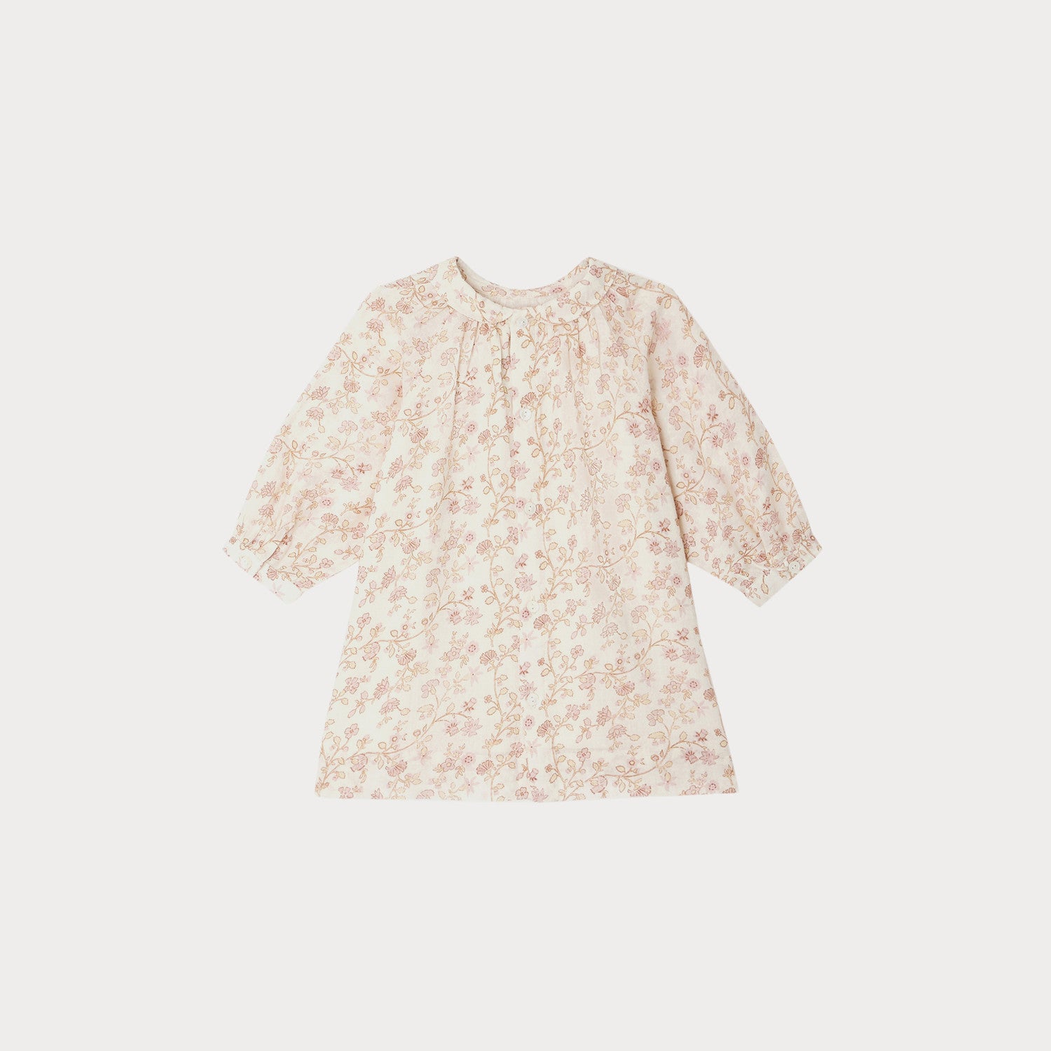 Baby Girls Light Pink Floral Dress
