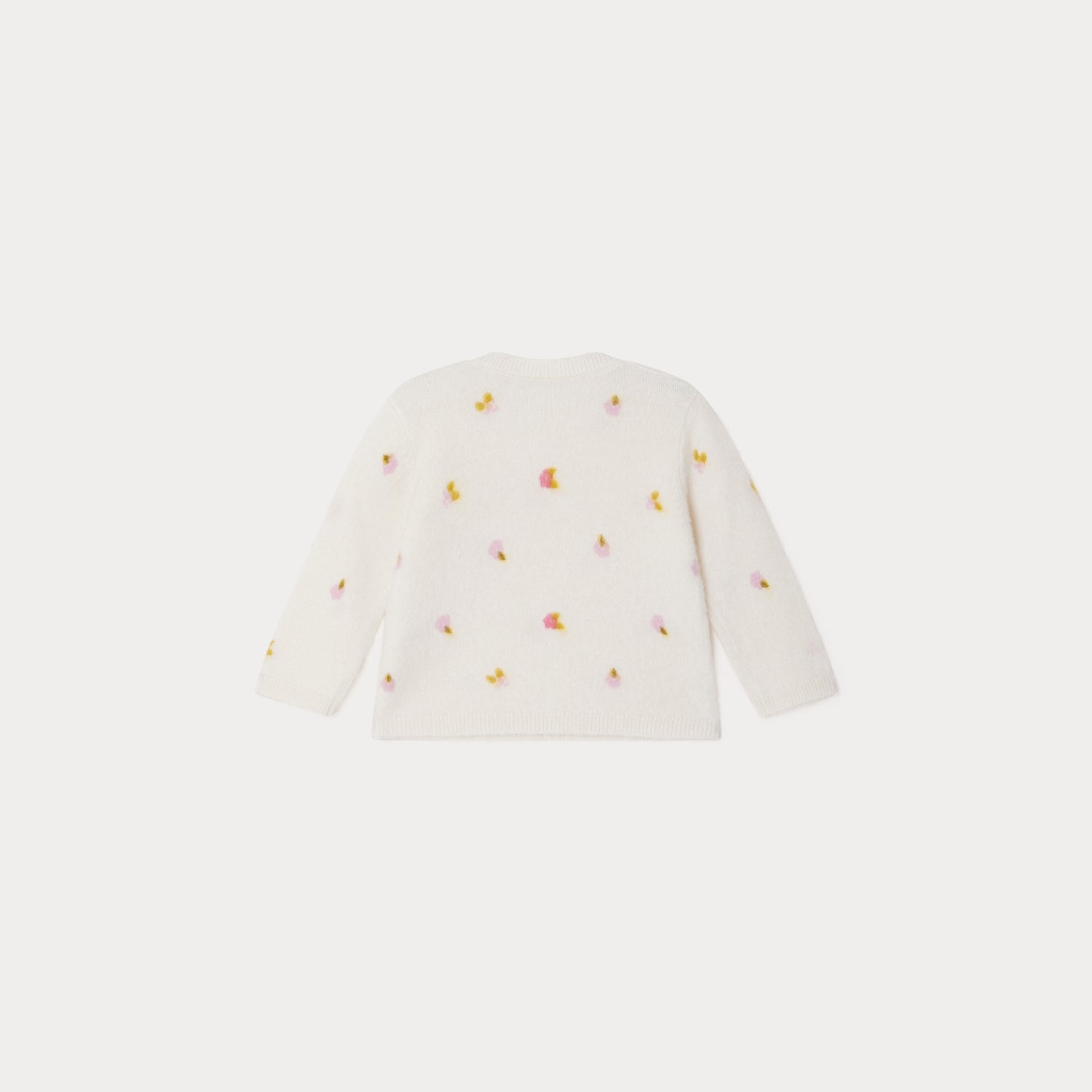 Baby Girls White Cashmere Sweater