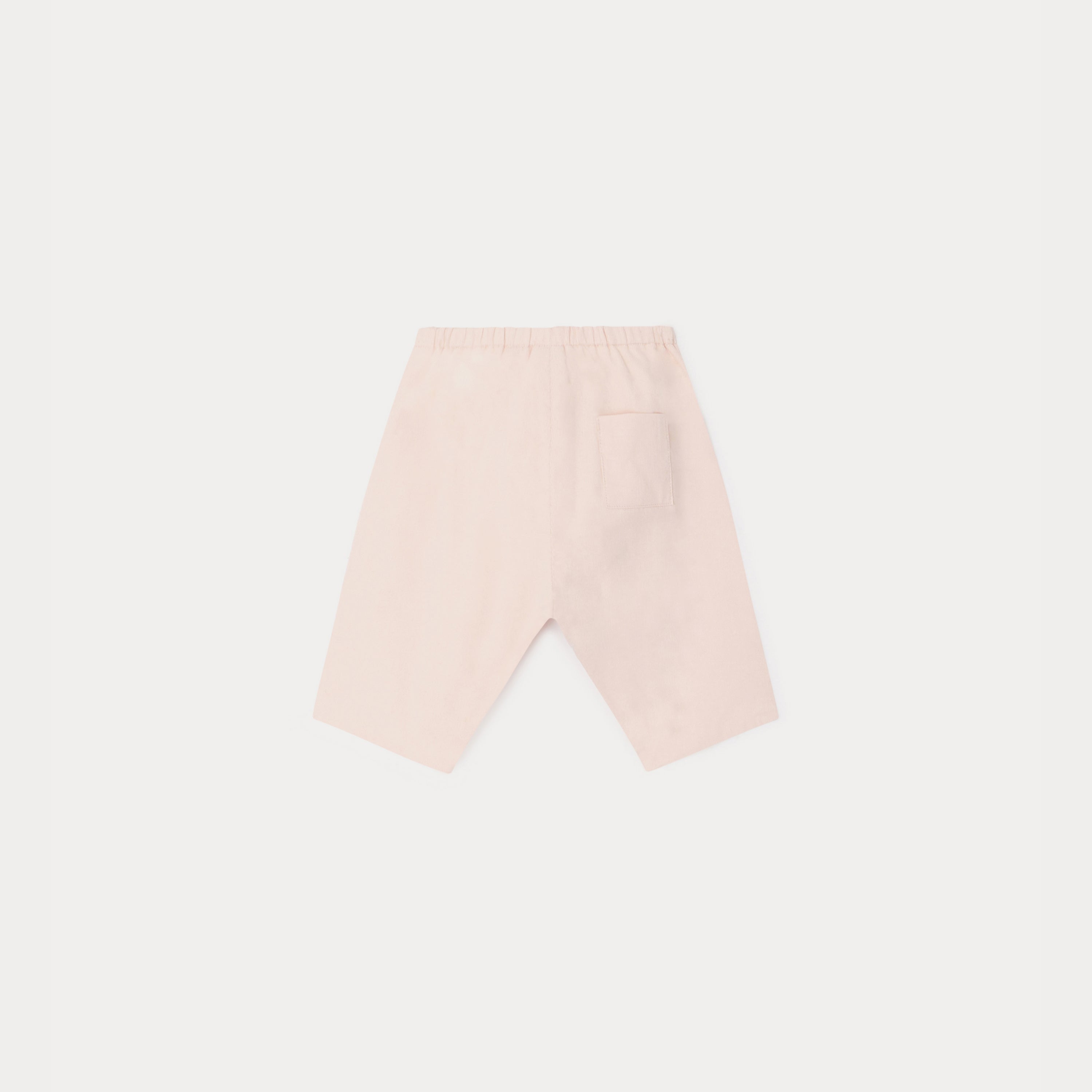 Baby Girls Pink Cotton Trousers