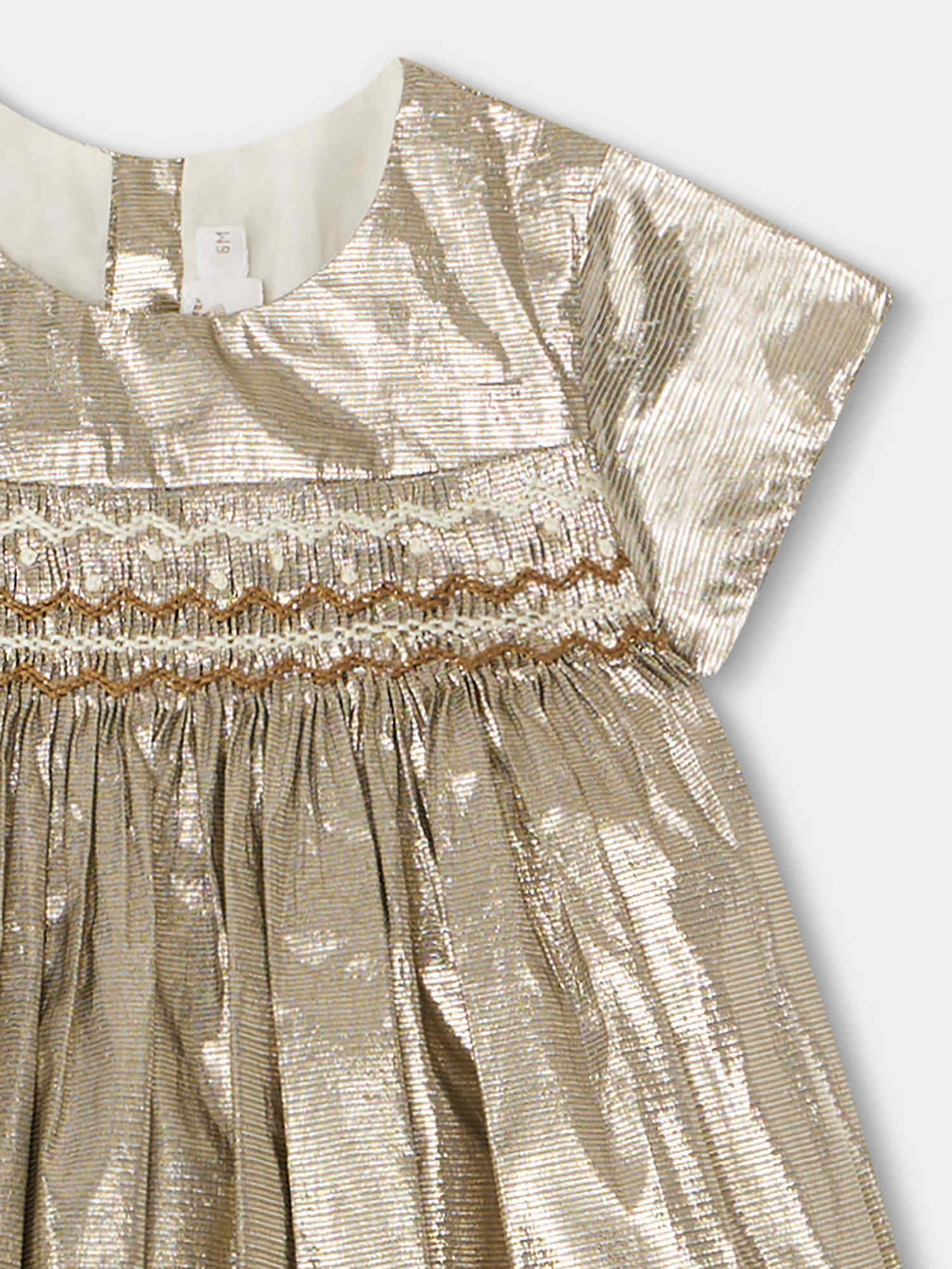Baby Girls Champagne Dress