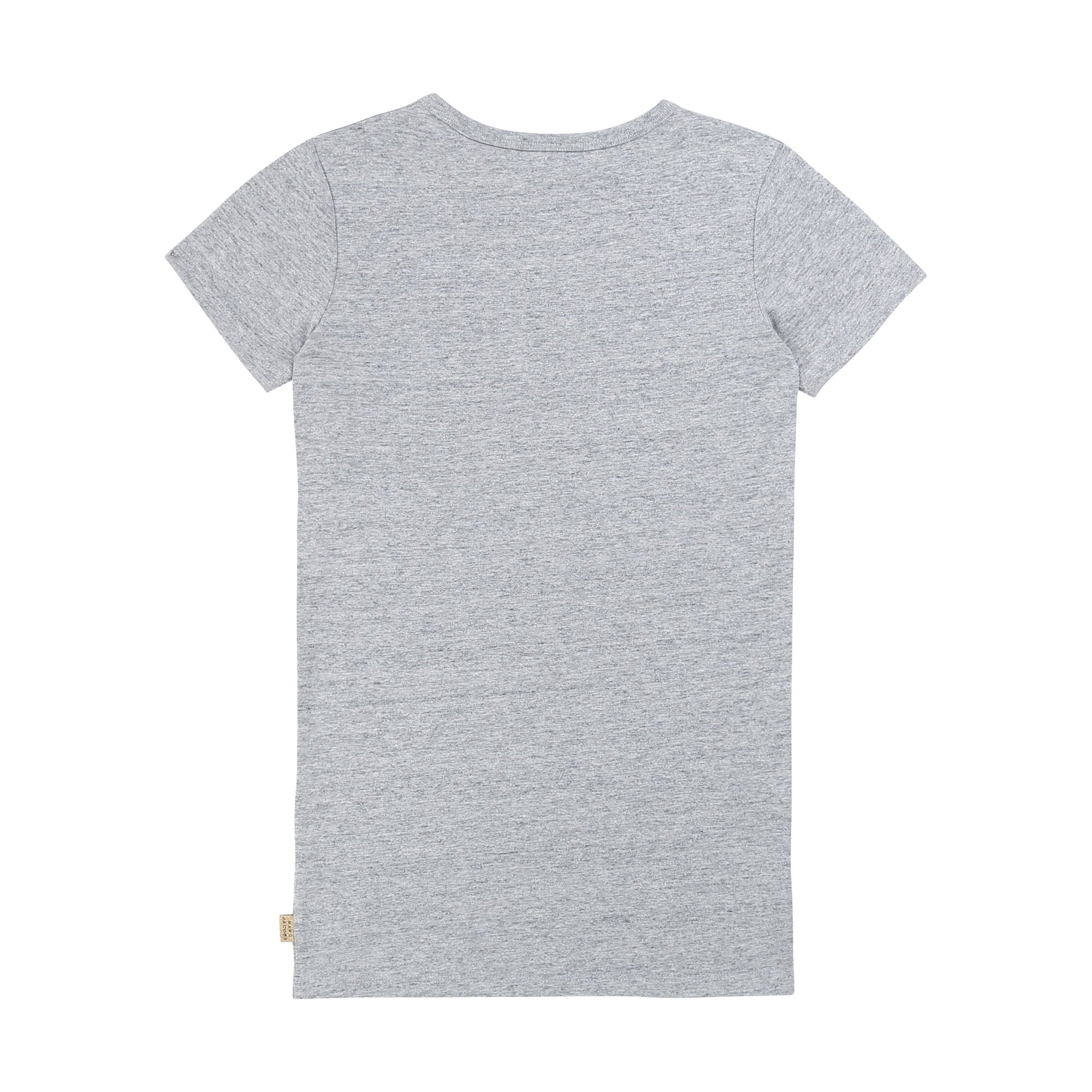 Girls Grey Pattern Cotton Dress