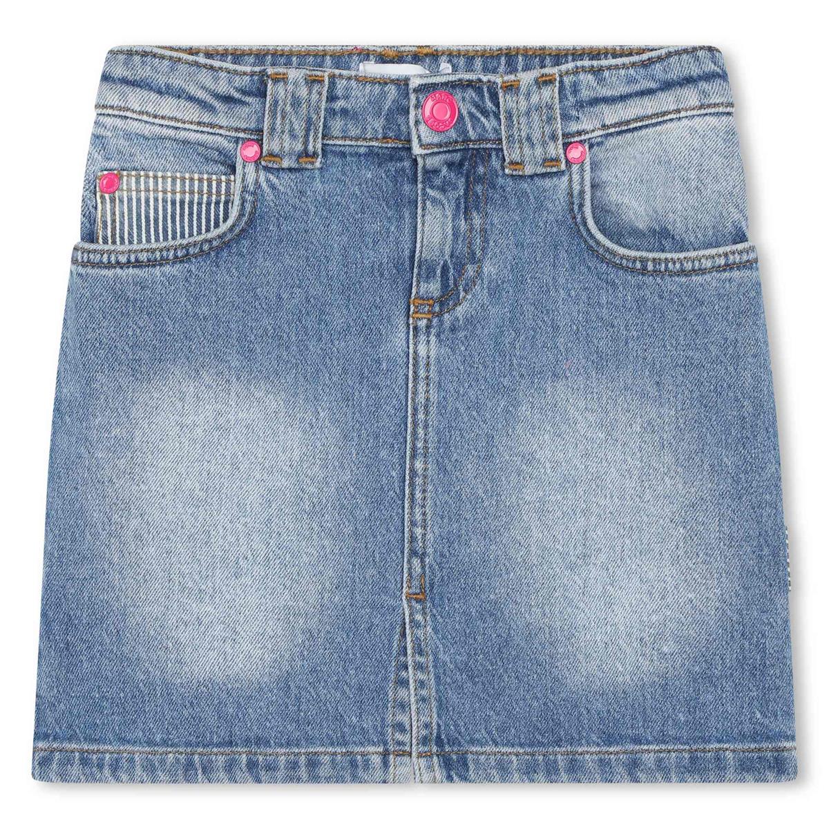 Girls Blue Denim Skirt
