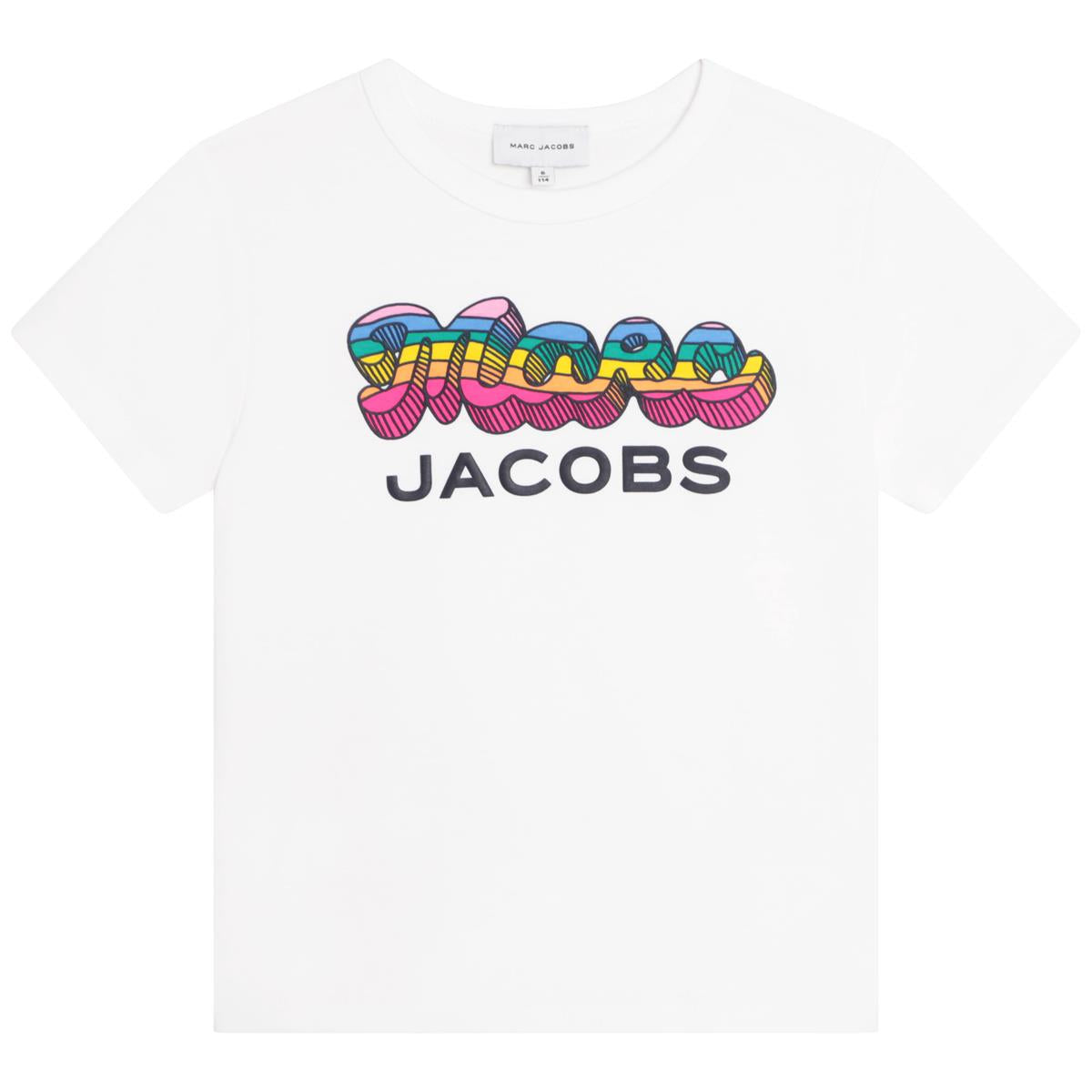 Girls White Logo T-Shirt