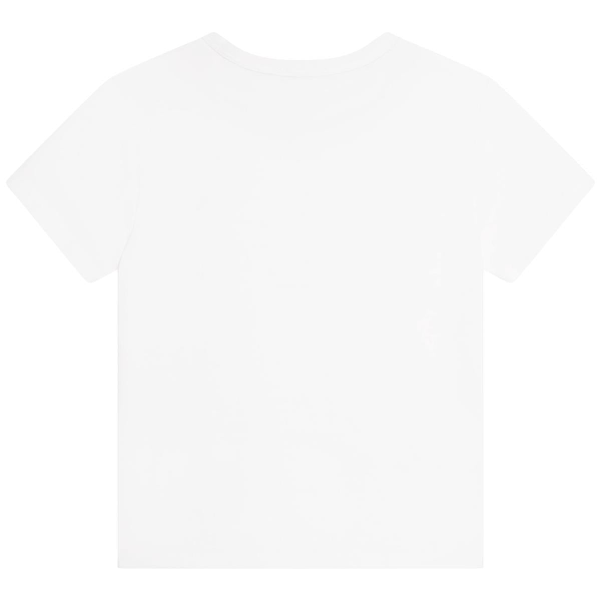 Girls White Logo T-Shirt
