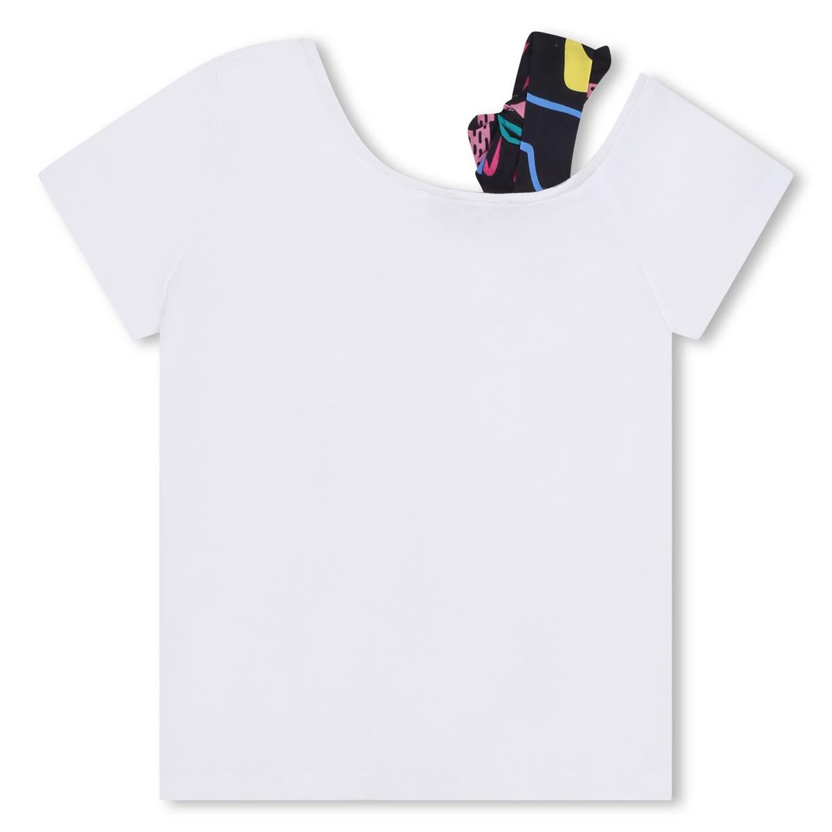 Girls White Logo T-Shirt