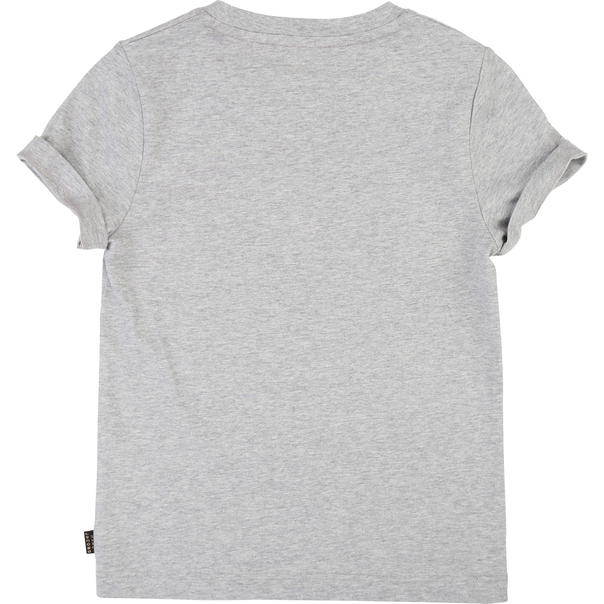 Boys Grey Printed Cotton T-shirt