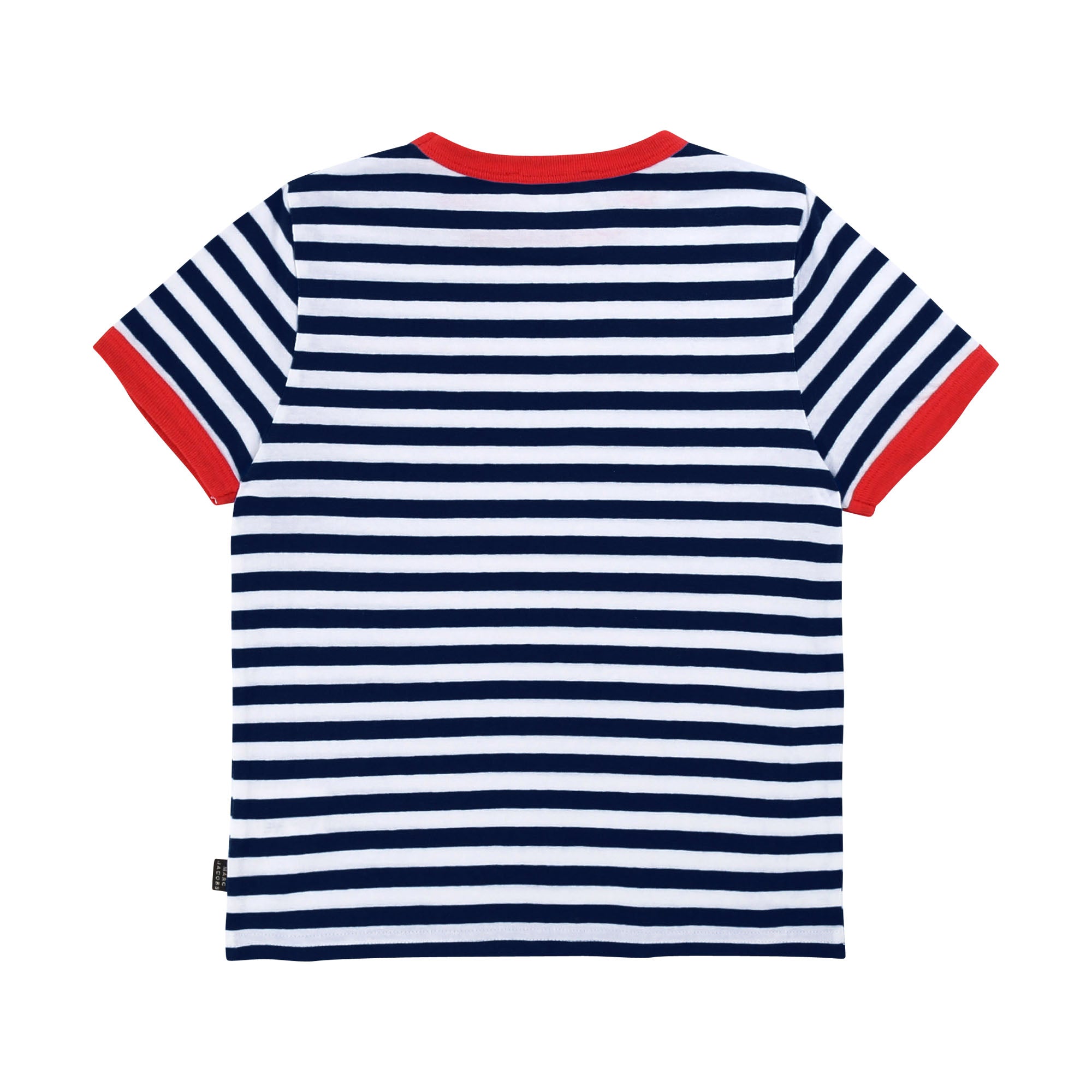Boys Blue Stripe Cotton T-shirt