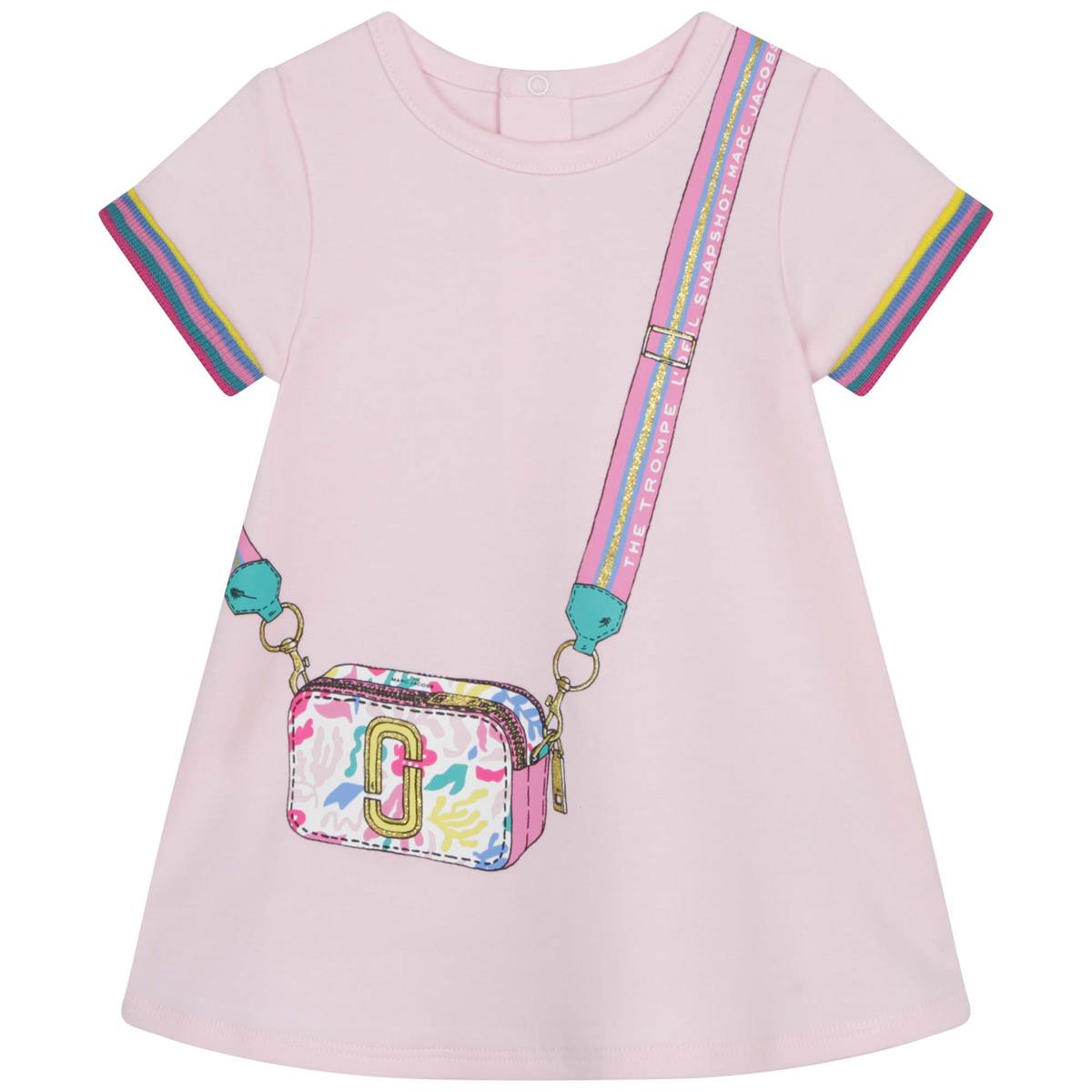 Baby Girls Light Pink Printed Dress