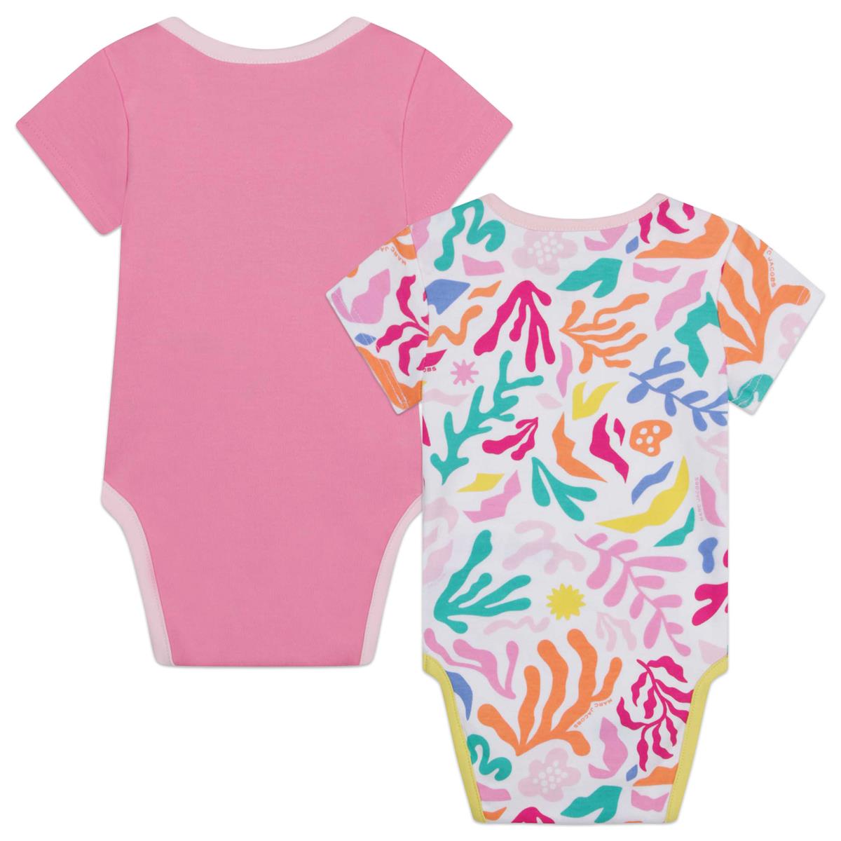 Baby Girls Pink Logo Babysuit