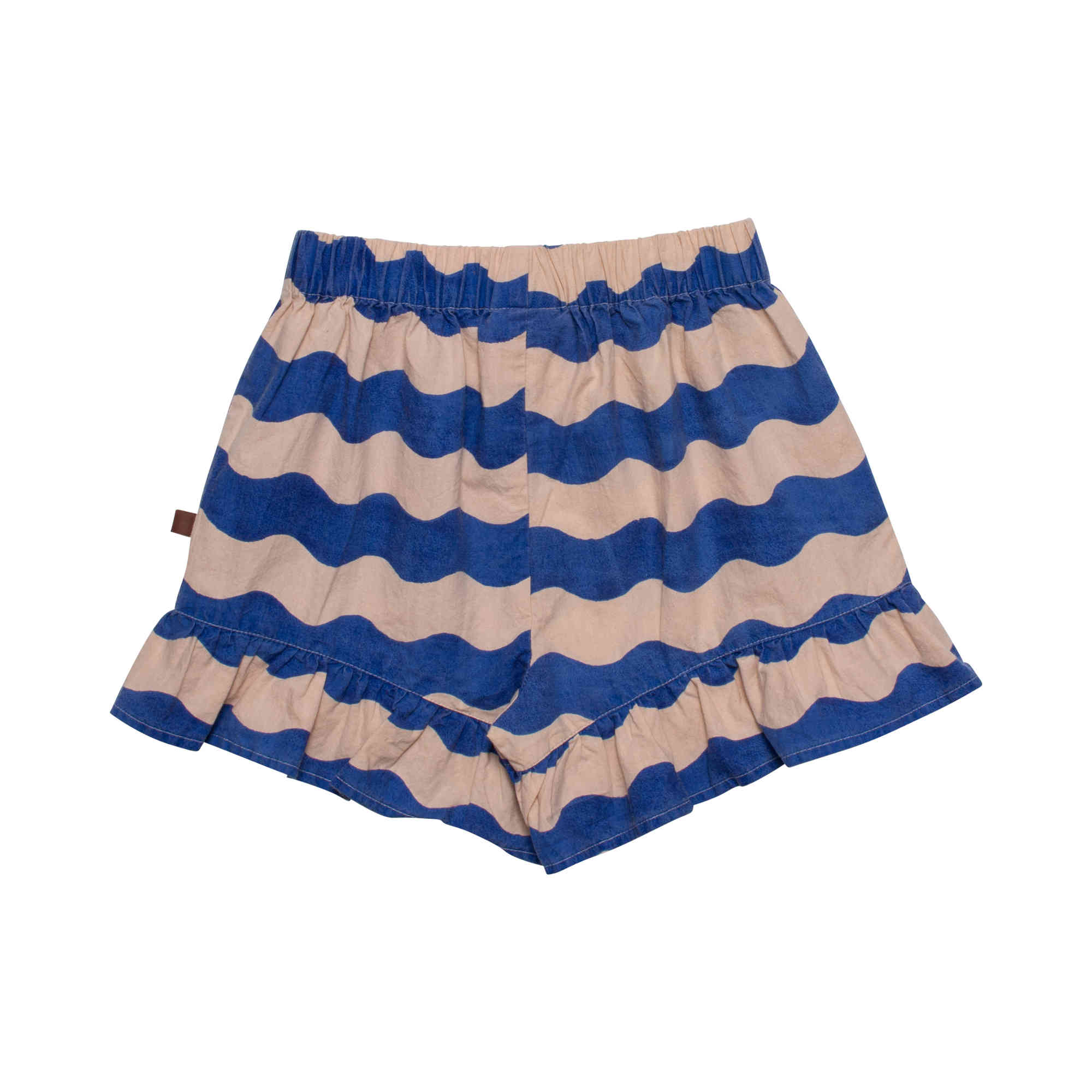 Girls Pink Stripe Cotton Shorts