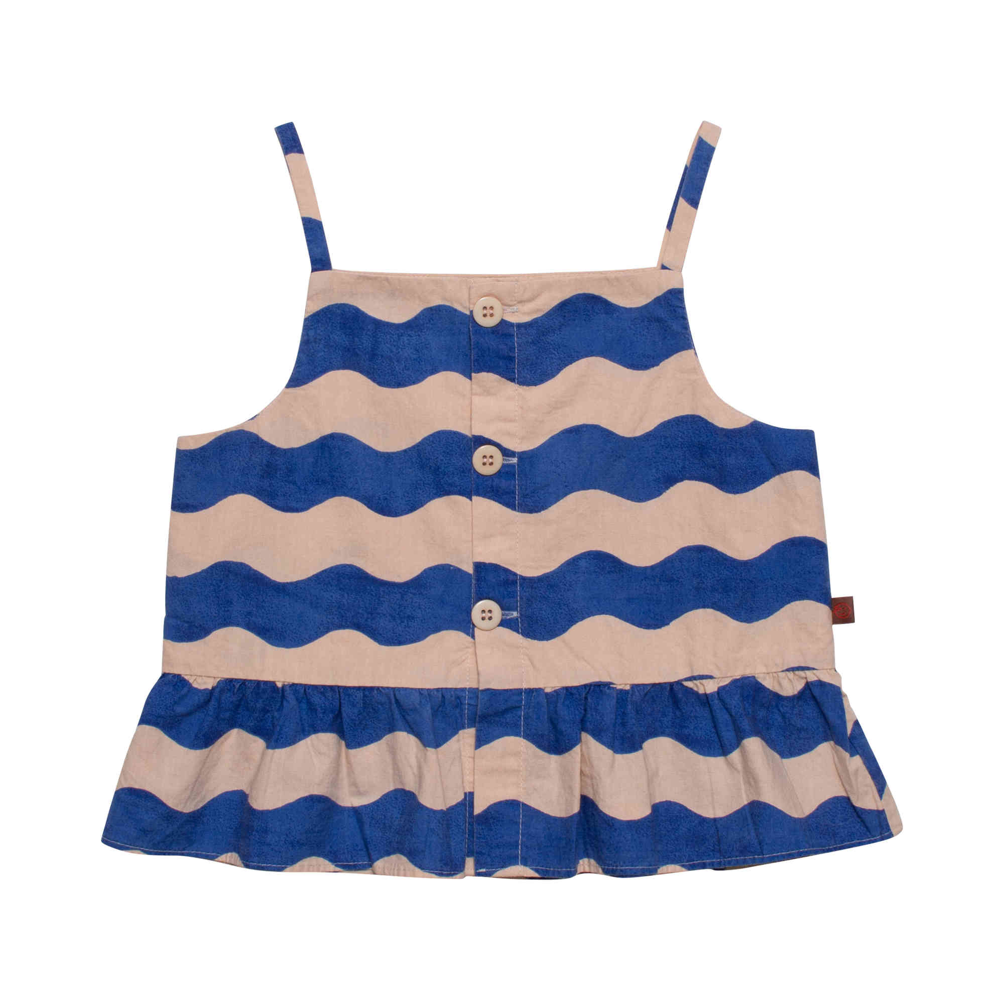 Girls Blue Stripe Top