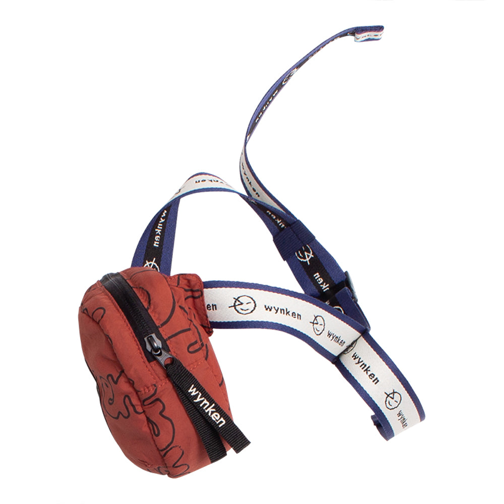 Boys & Girls Red Printed Cross Bag